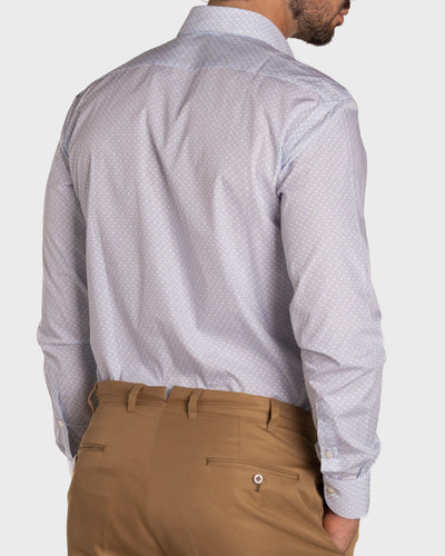 Optical Print Poplin Shirt