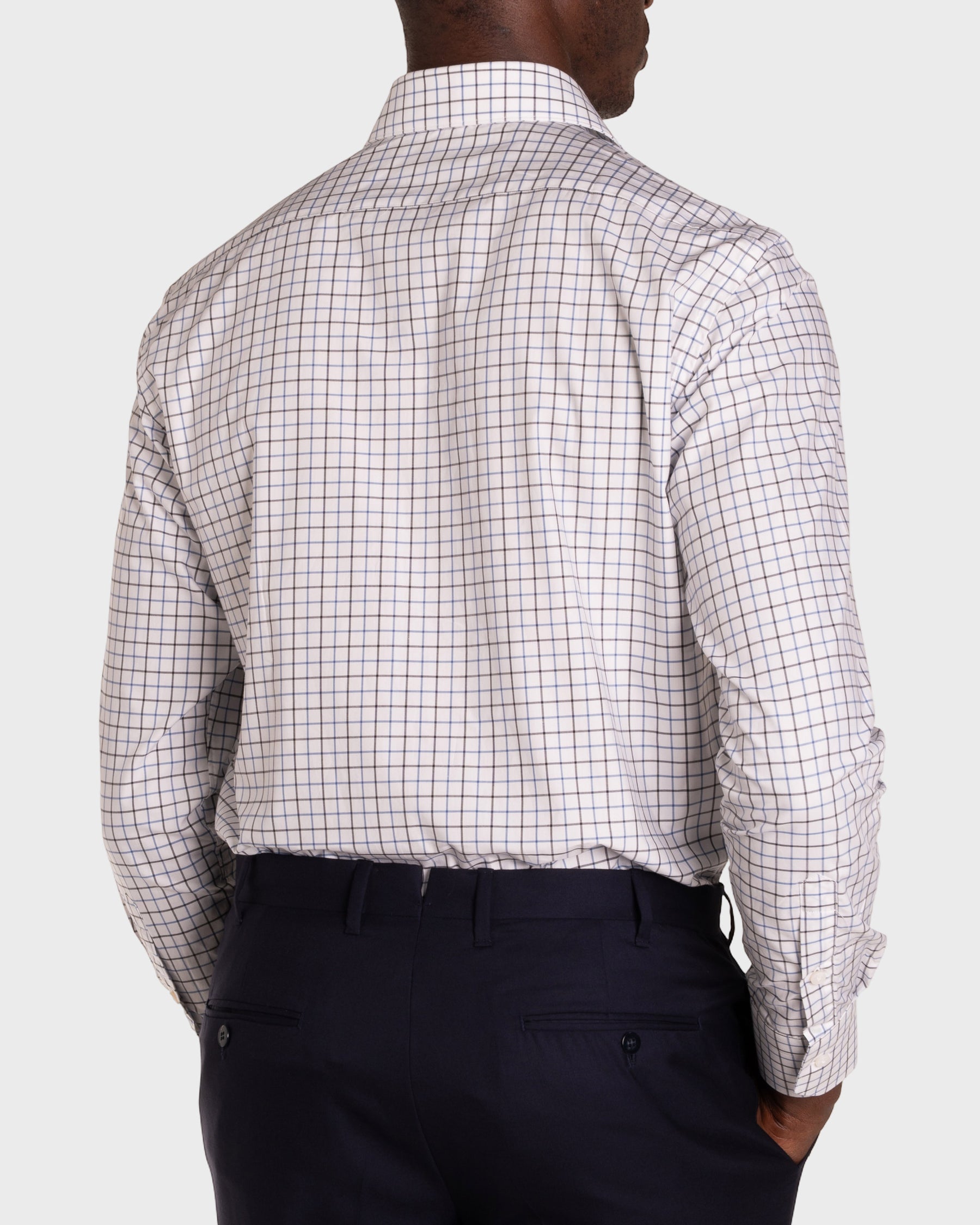 Camicia A Quadri Signature Popeline
