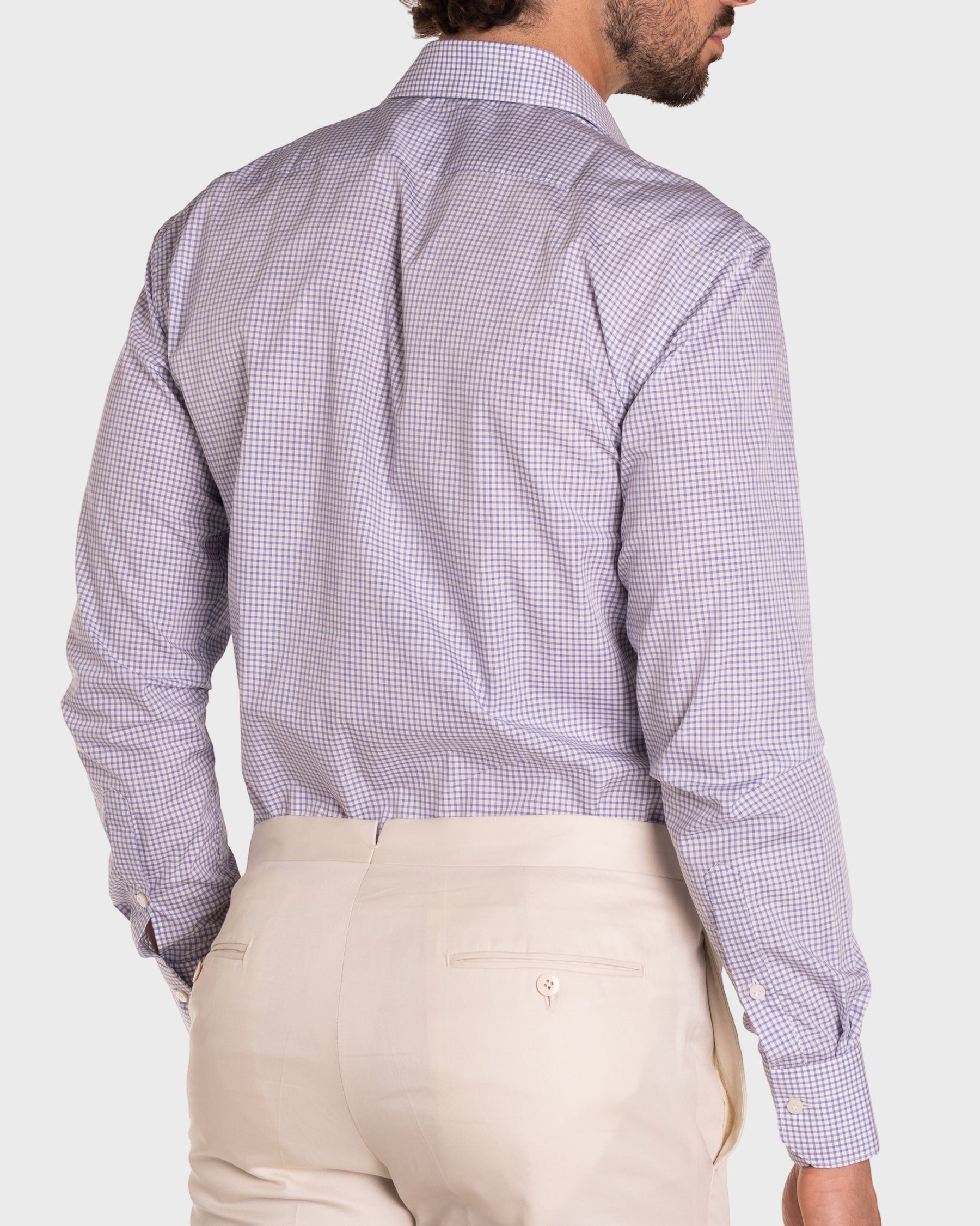 Camicia A Quadri Signature Popeline