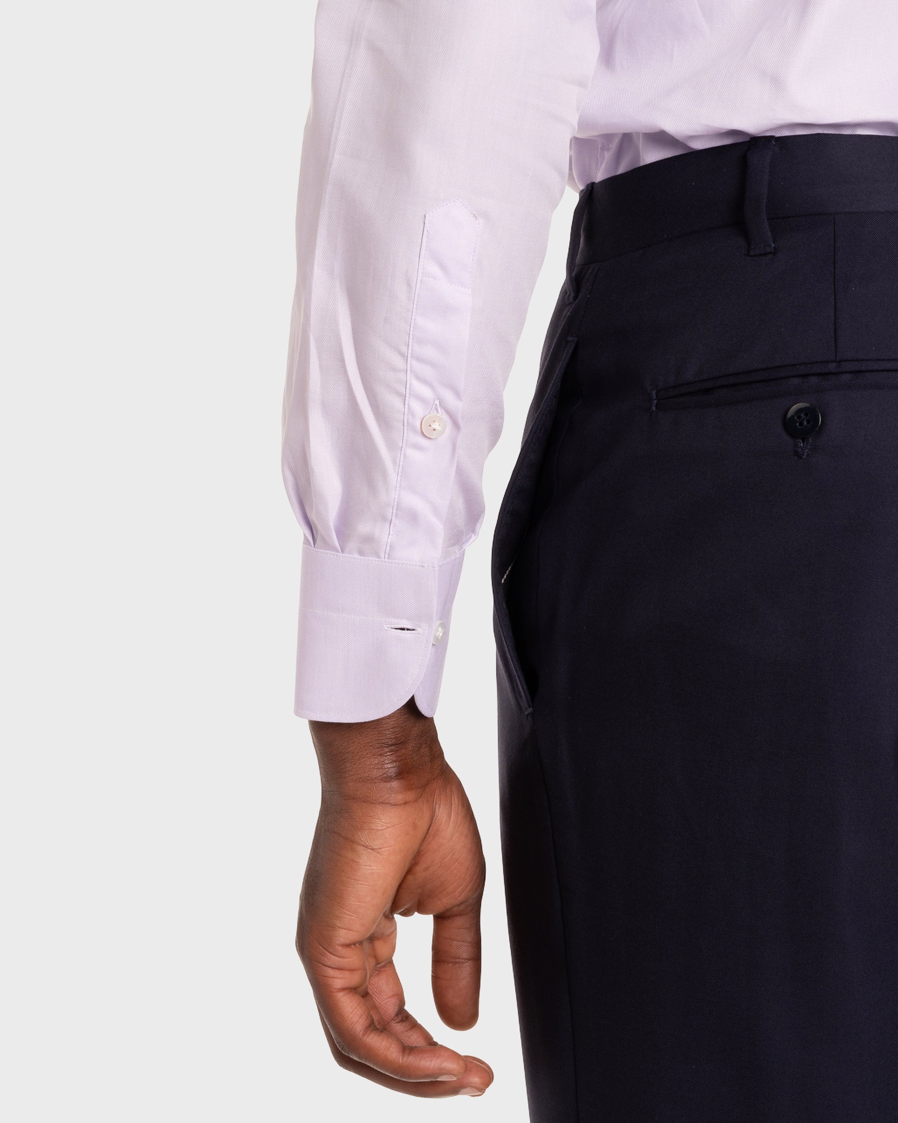 Camicia Lilla Chiaro Oxford