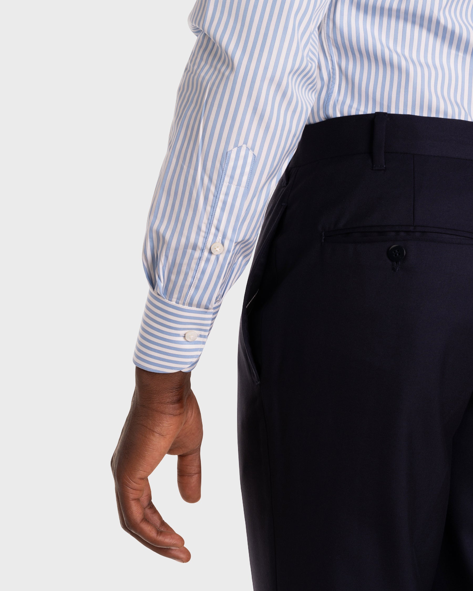 Camicia a Righe Signature Popeline