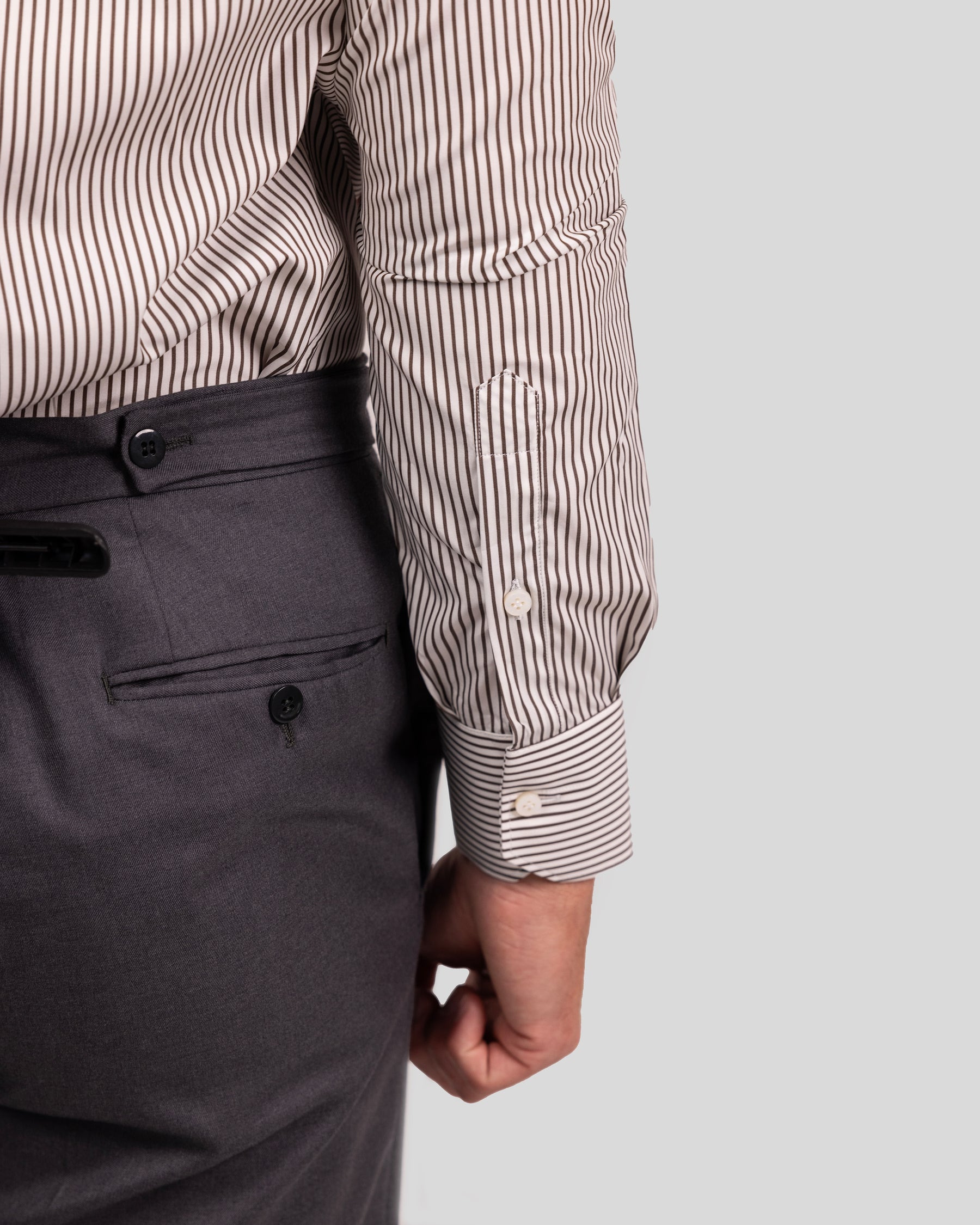 Camicie A Righe Signature Popeline