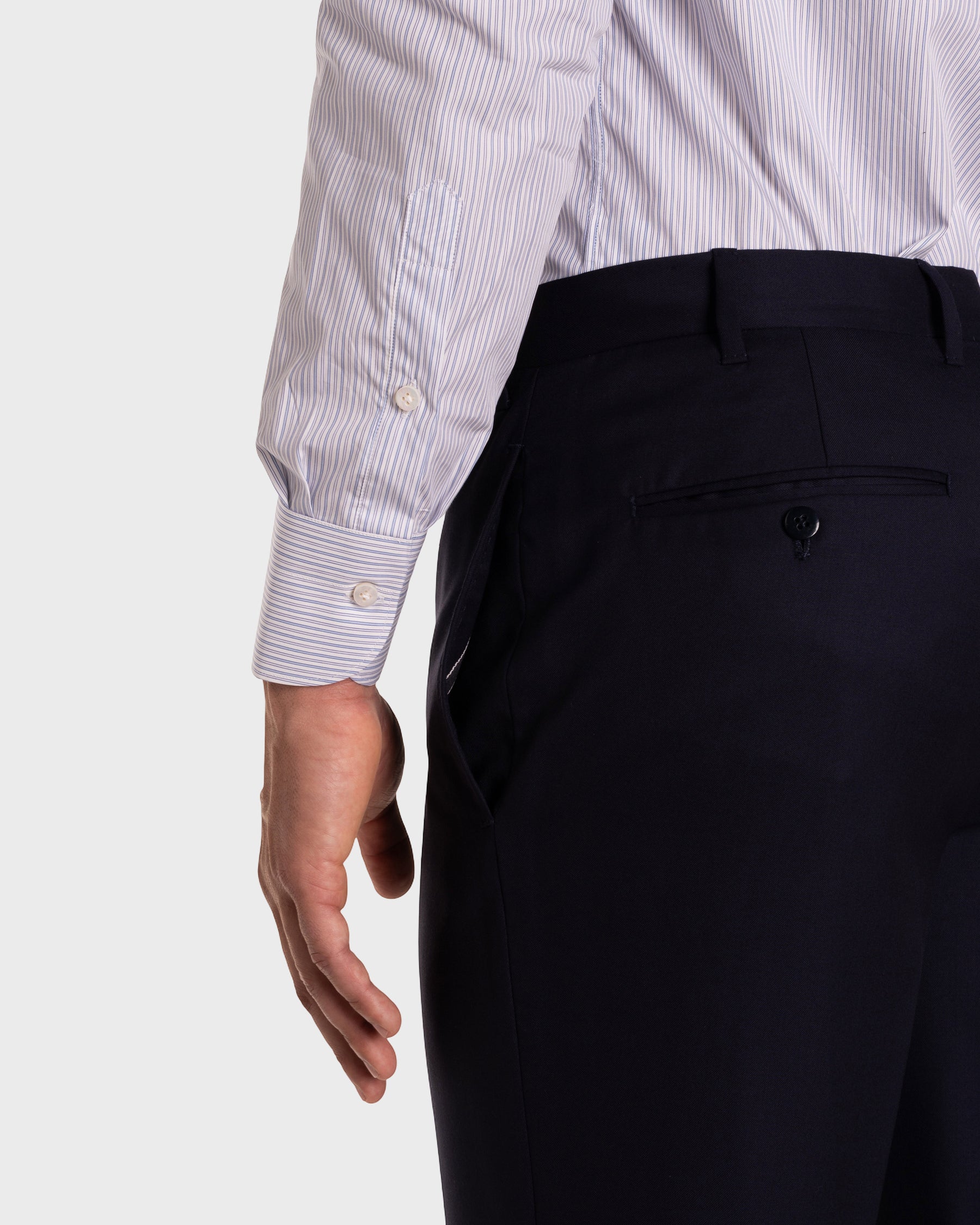 Camicia A Righe Signature Popeline