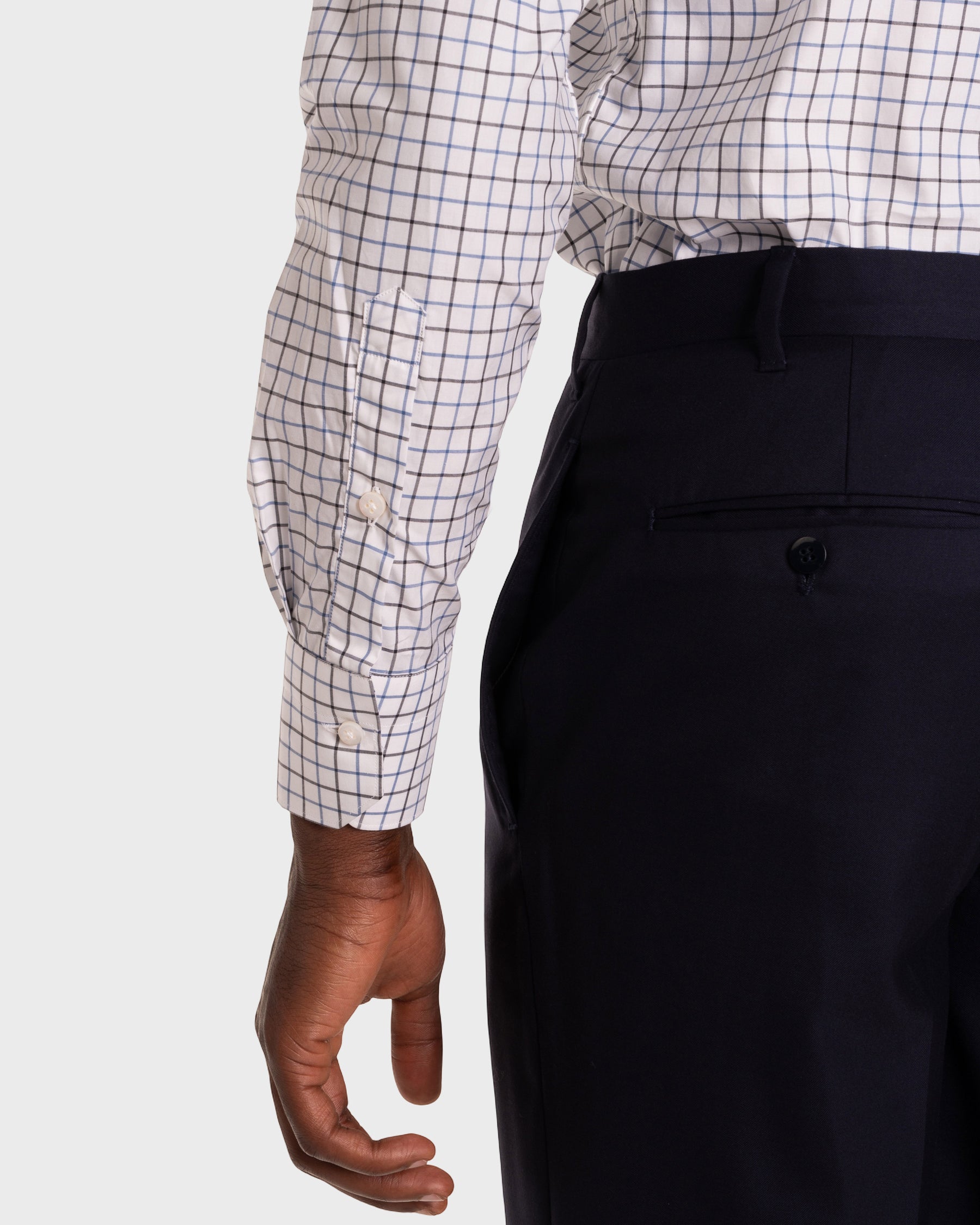 Camicia A Quadri Signature Popeline