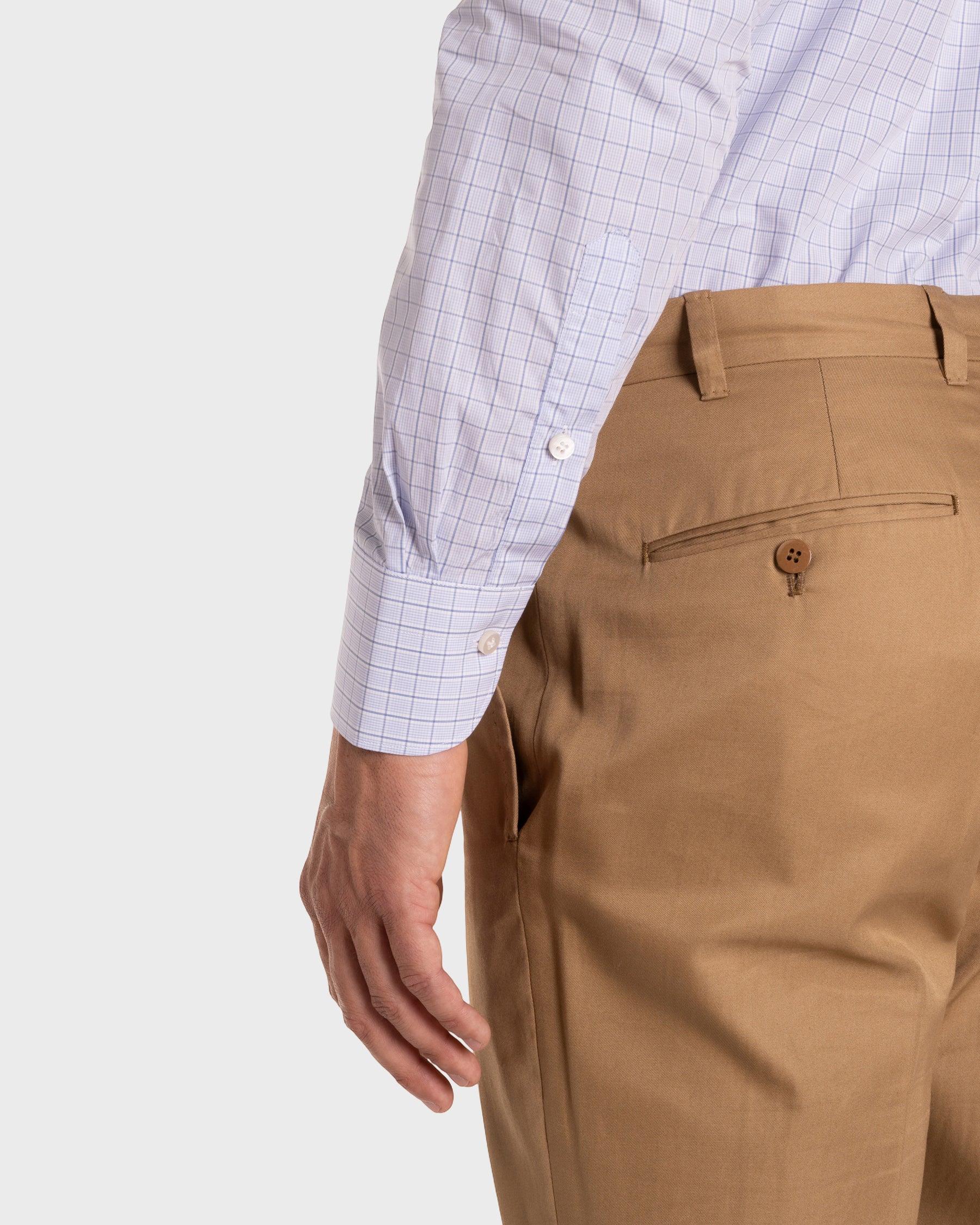 Camicia A Quadri Signature Popeline