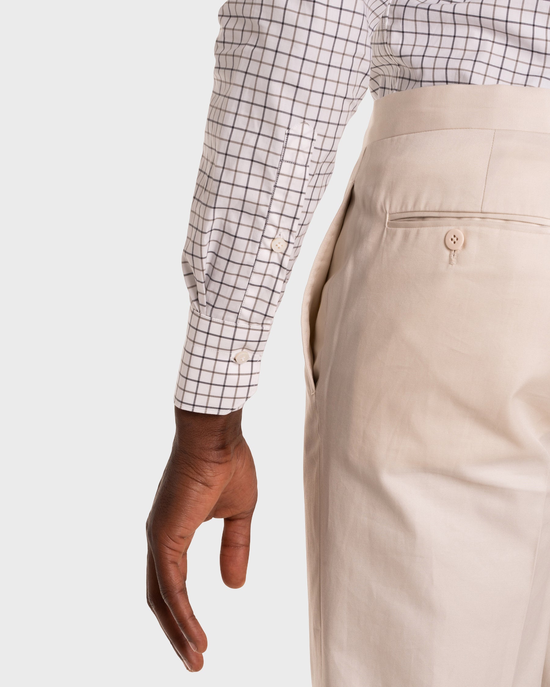 Camicia A Quadri Signature Popeline