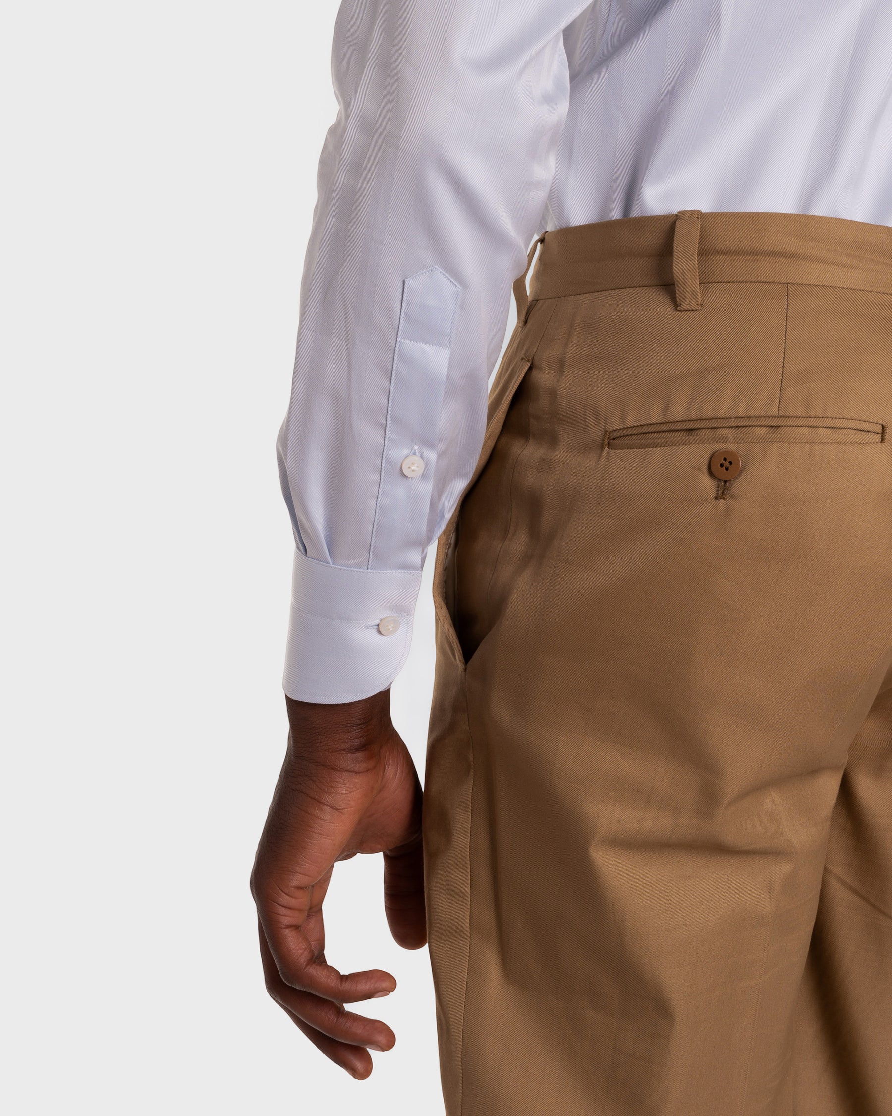 Camicia Celeste Chiaro Signature Twill