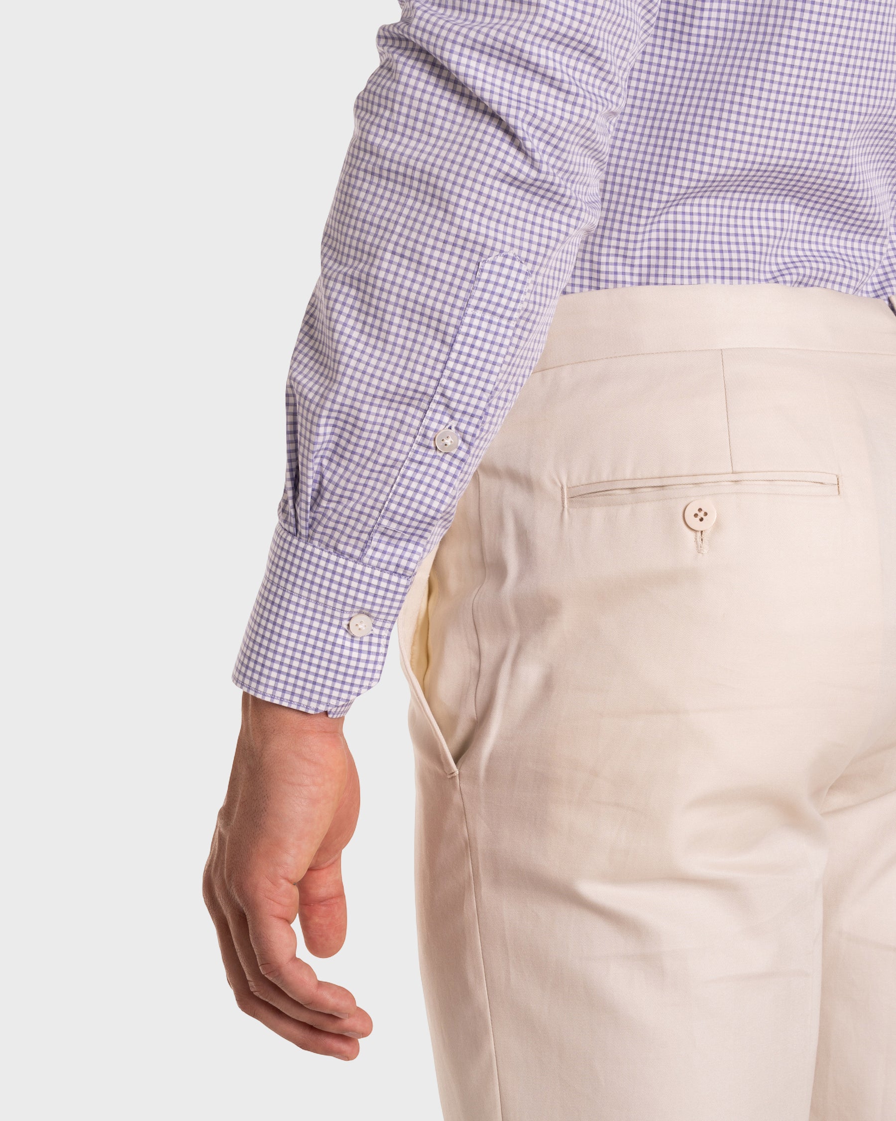 Camicia A Quadri Signature Popeline