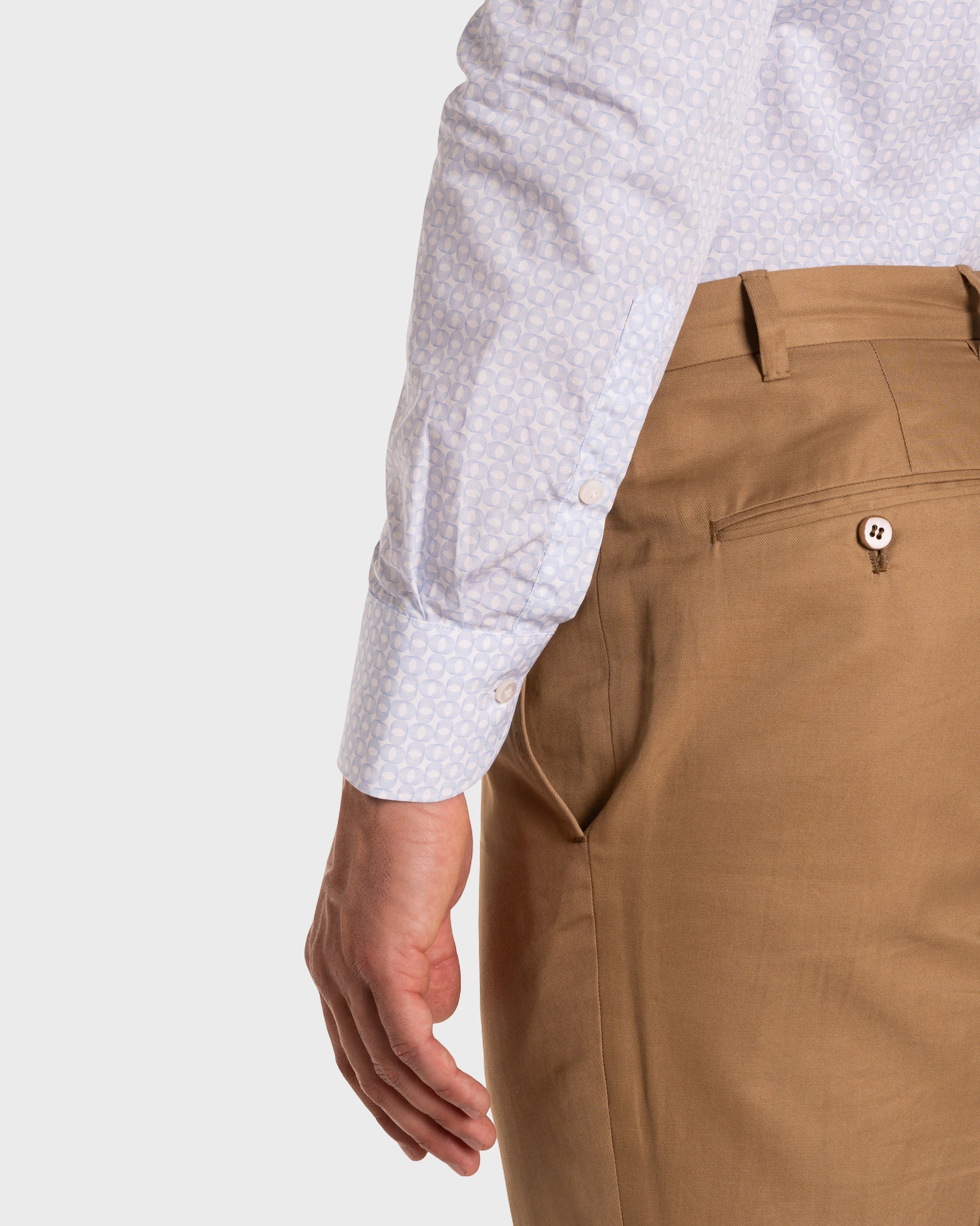 Camicia Stampa Optical Popeline