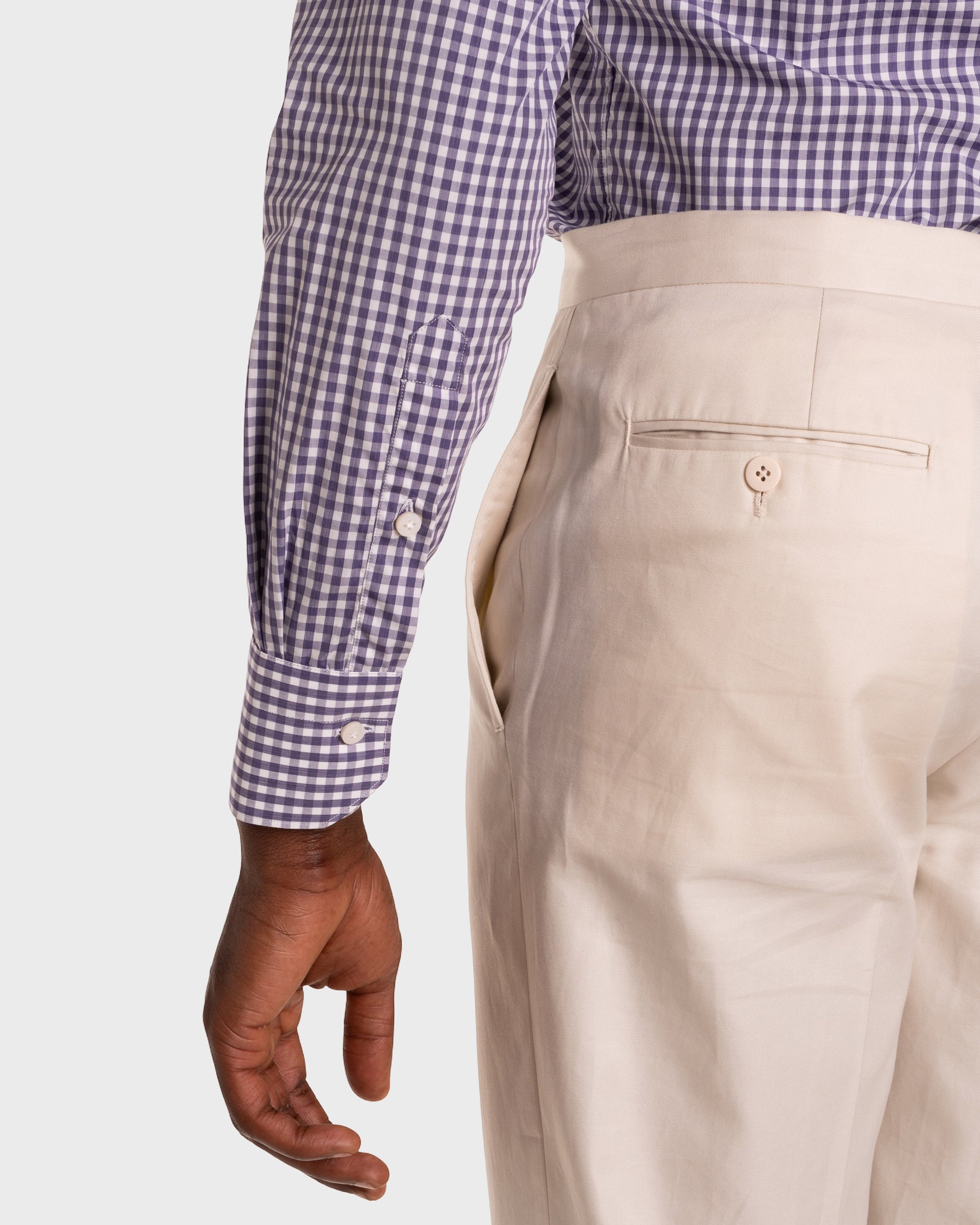 Camicia A Quadri Signature Popeline
