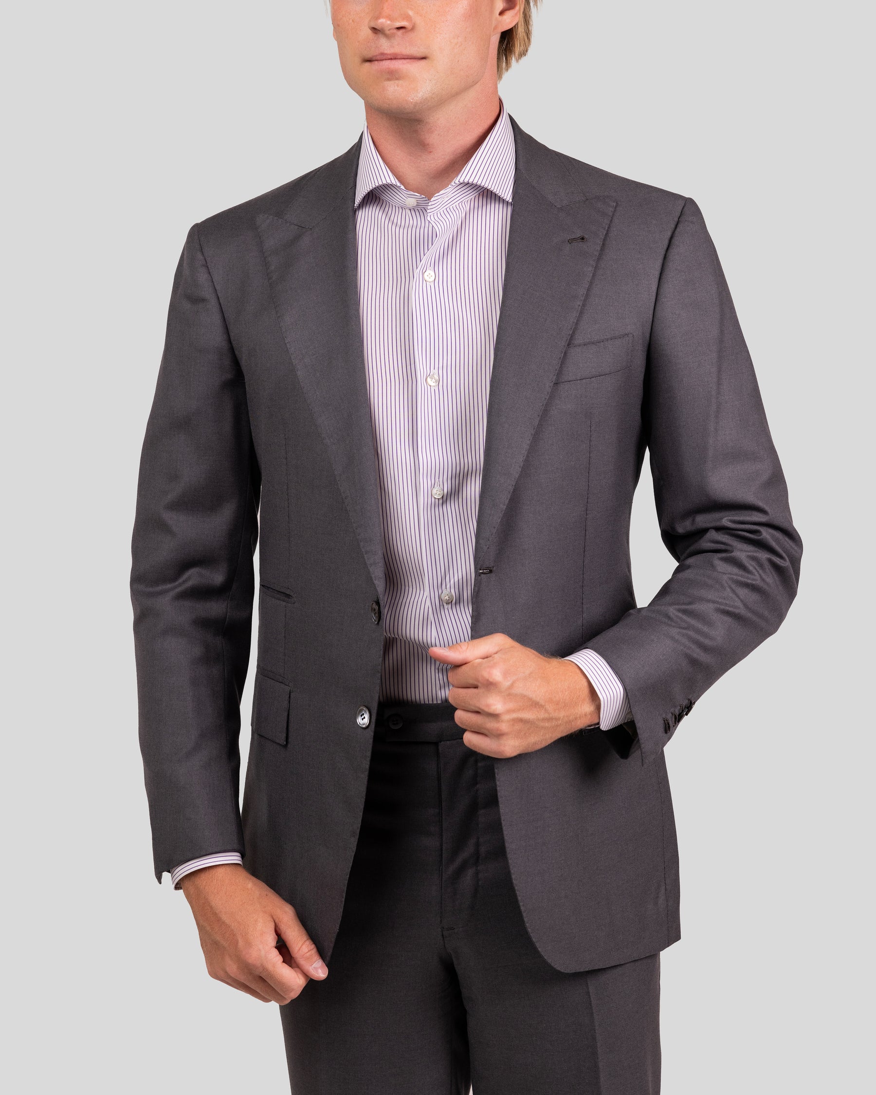 Camicia A Righe Signature Popeline