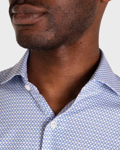 Optical Print Poplin Shirt