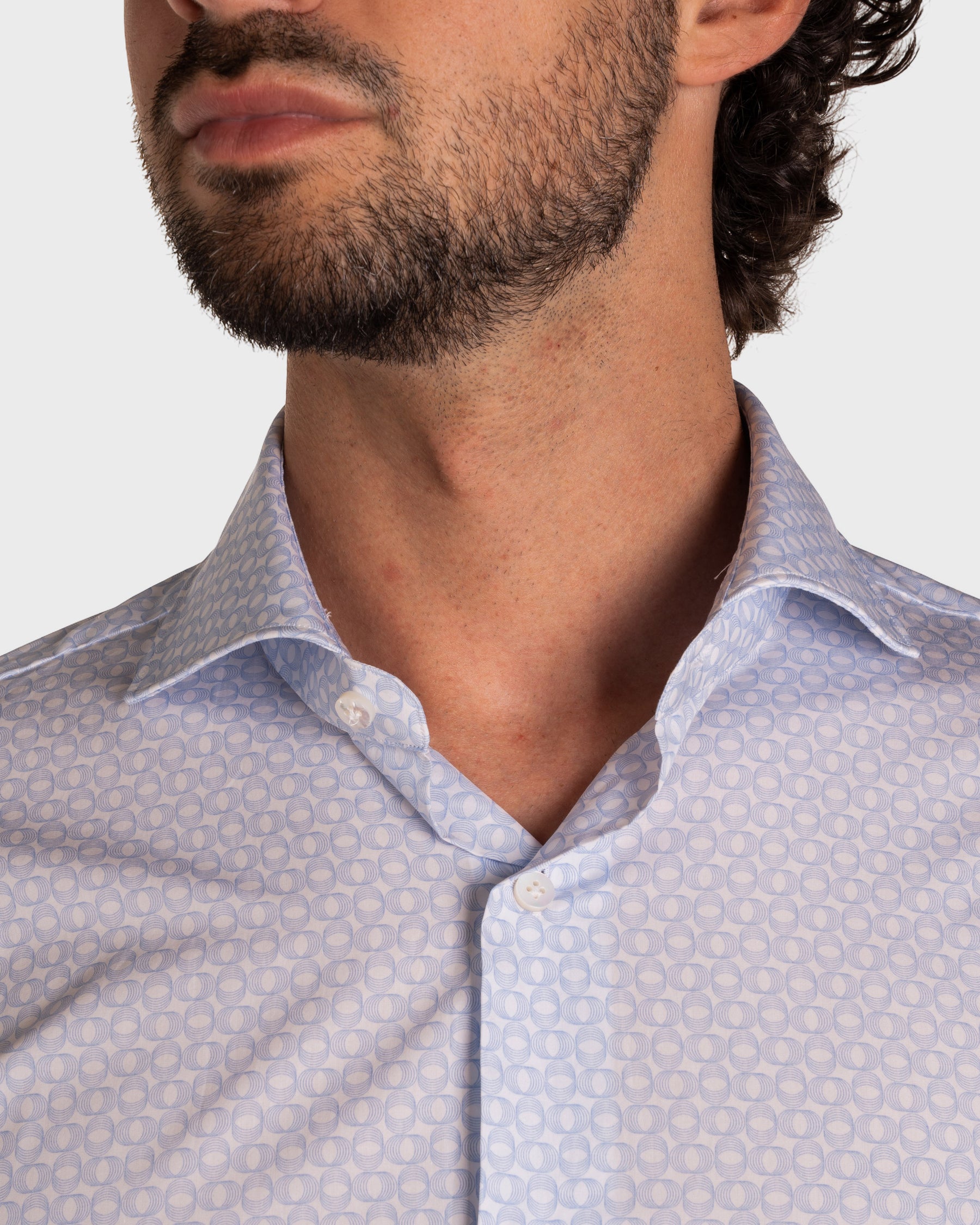 Camicia Stampa Optical Popeline