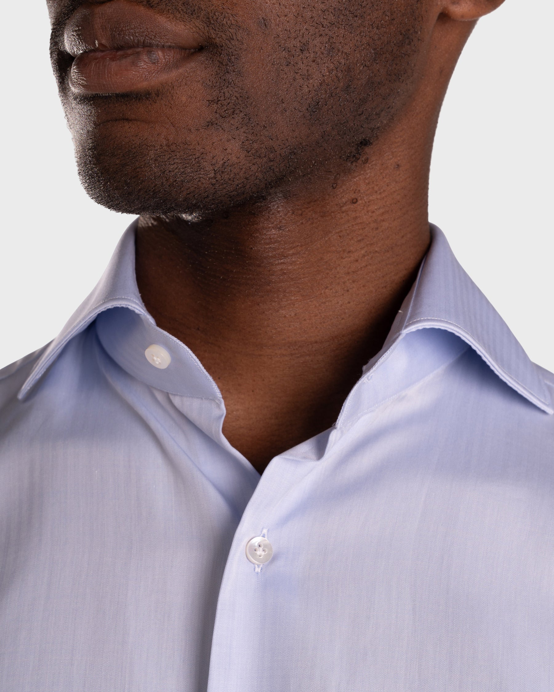 Camicia Celeste Medio Twill
