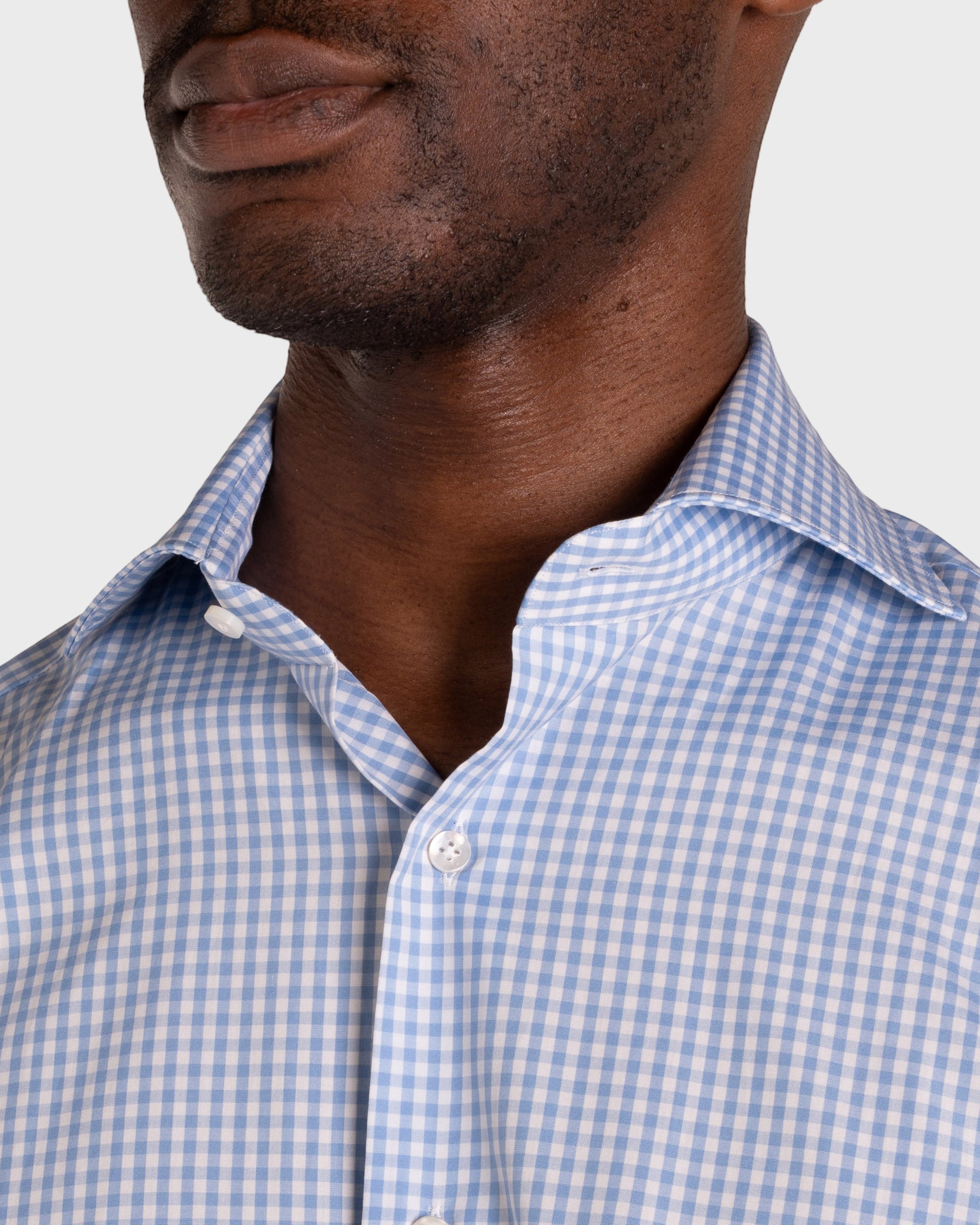 Camicia A Quadri Popeline