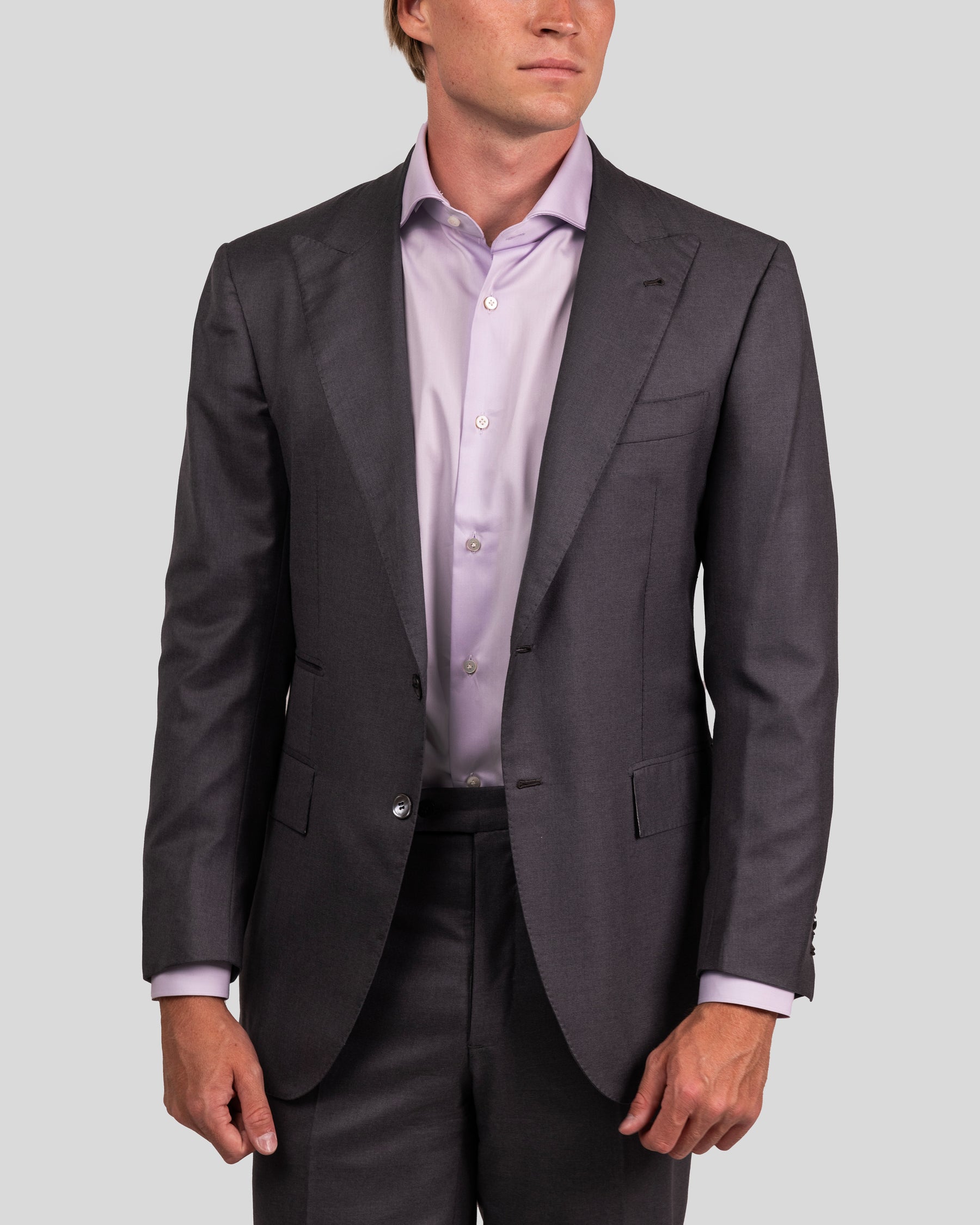 Camicia Lilla Medio Signature Piquet