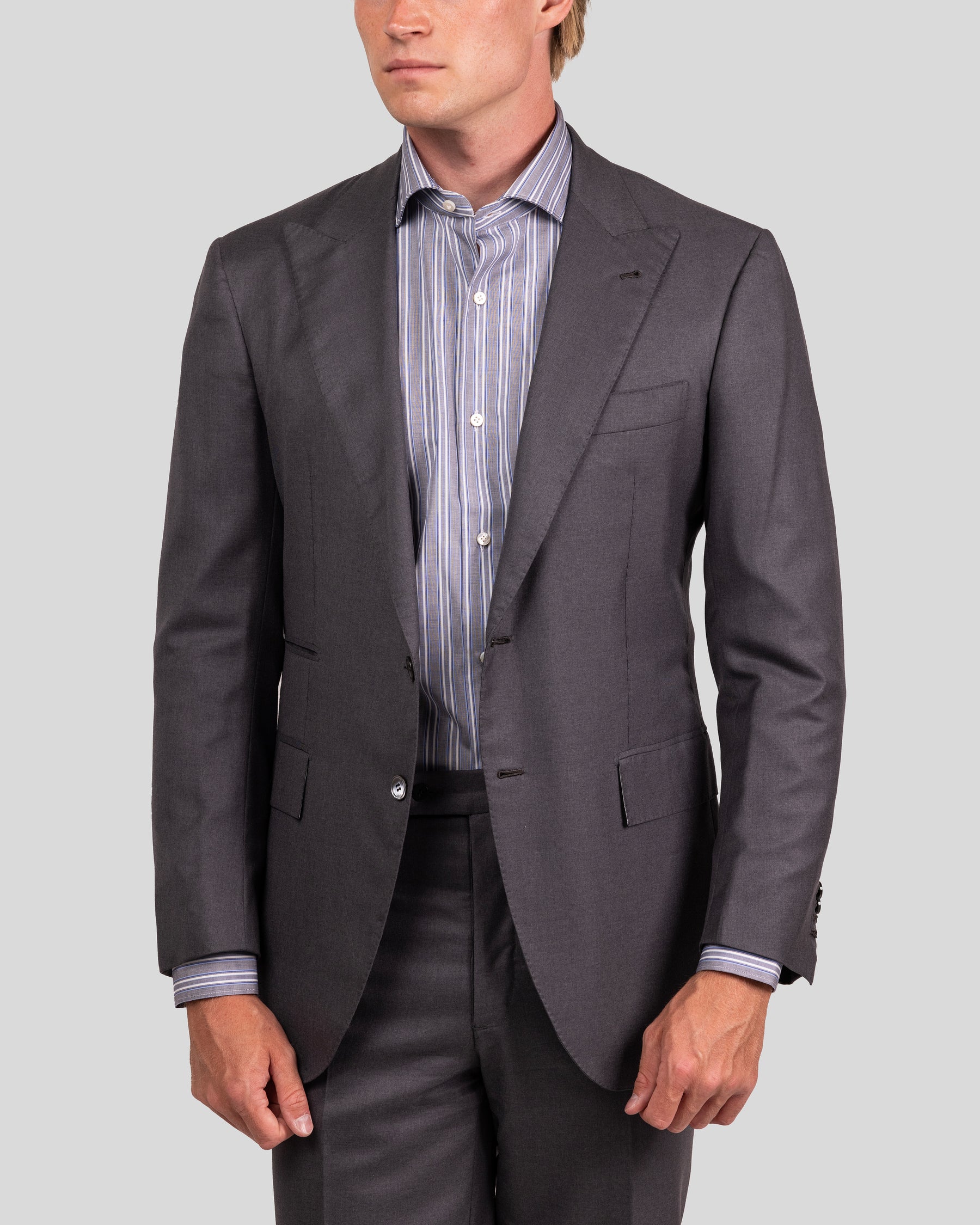 Camicia A Righe Signature Popeline