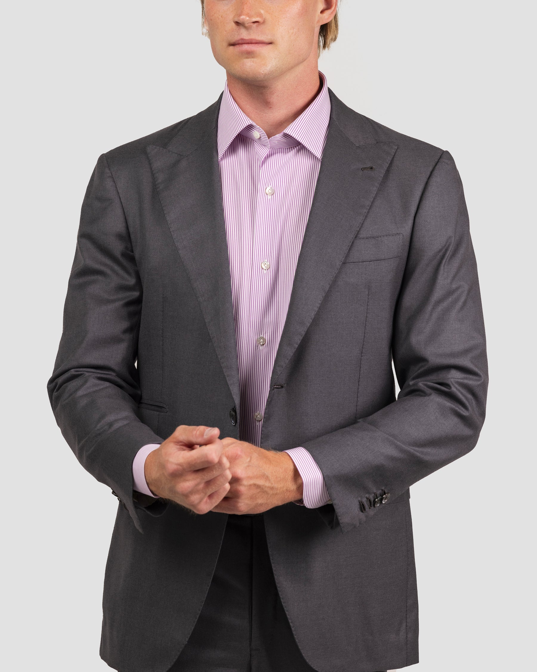 Camicia A Righe Signature Popeline