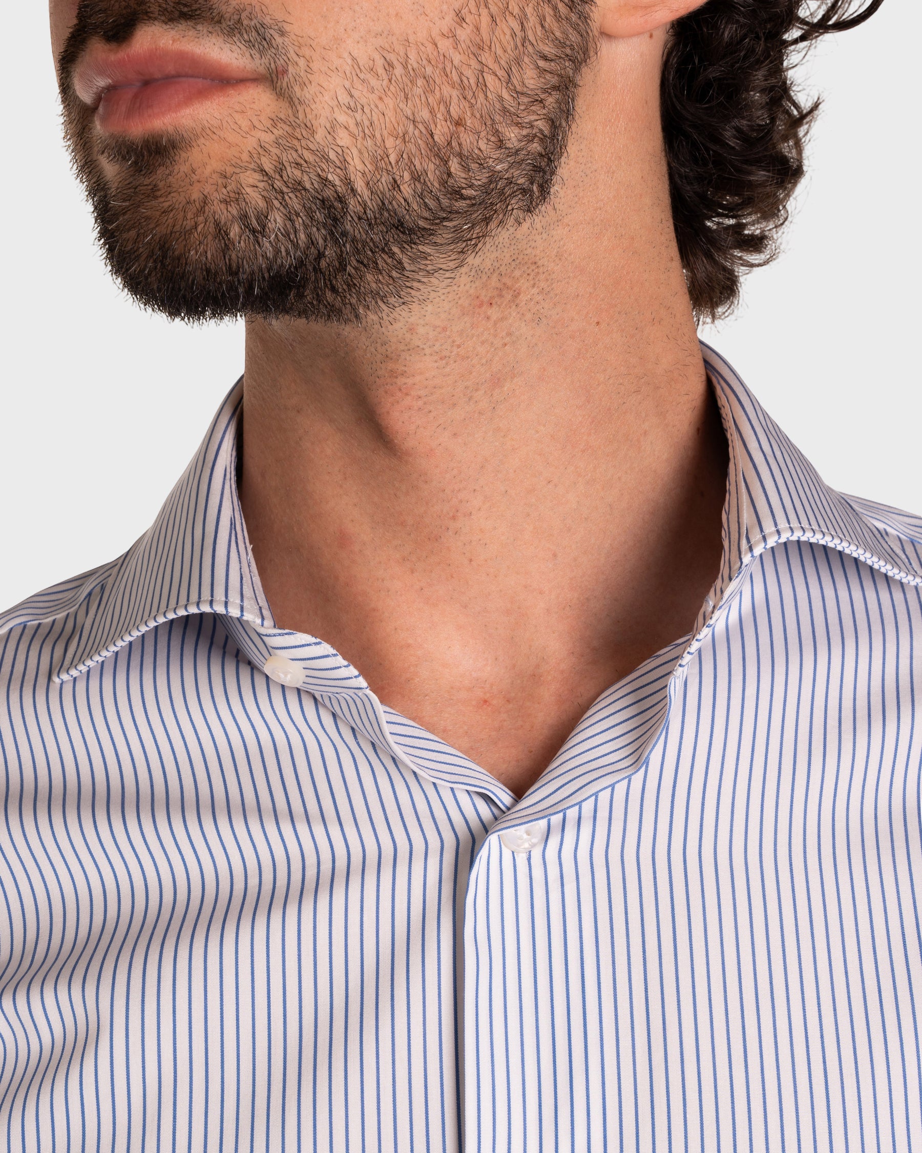 Camicia A Righe Popeline