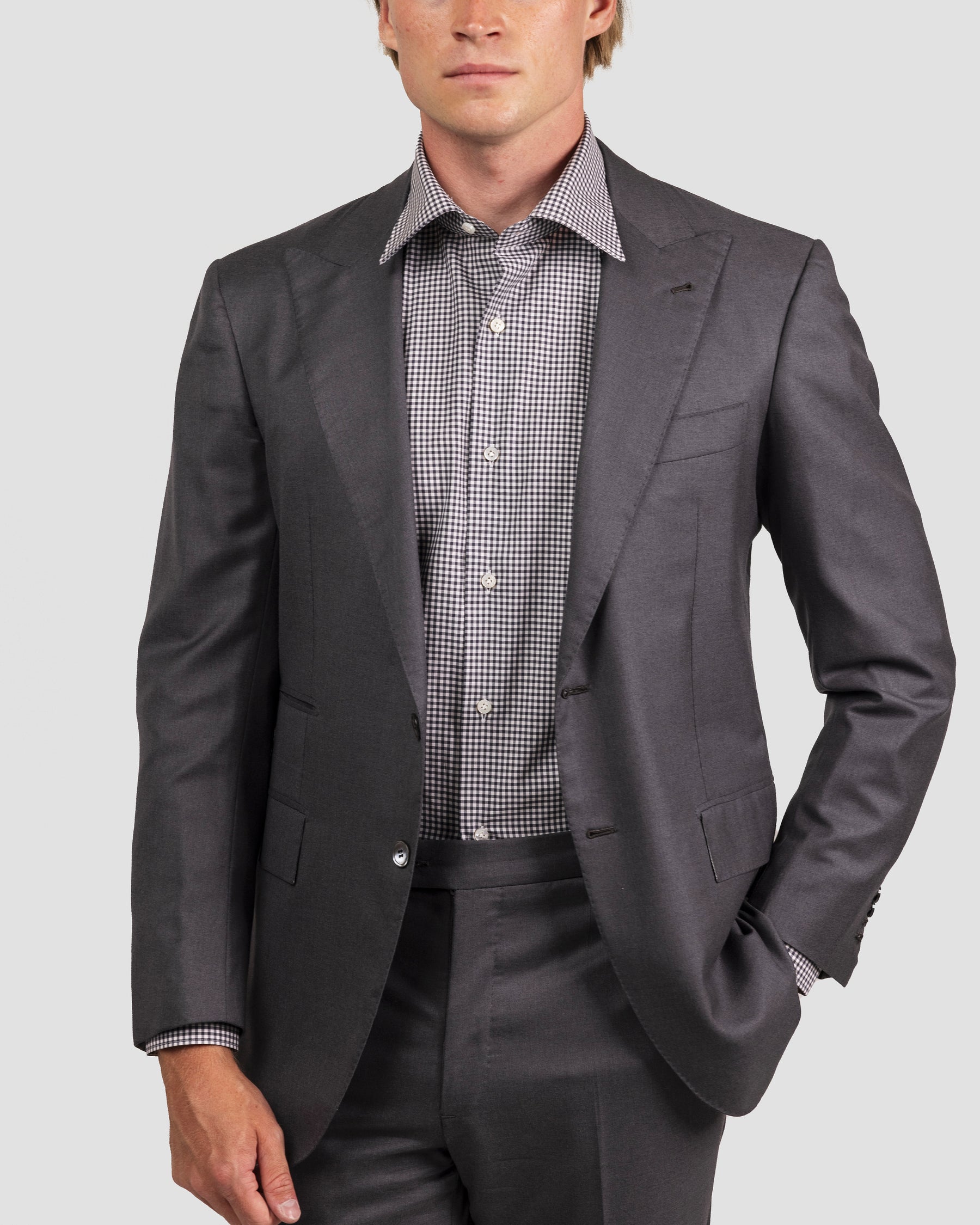 Camicia Quadretti Twill