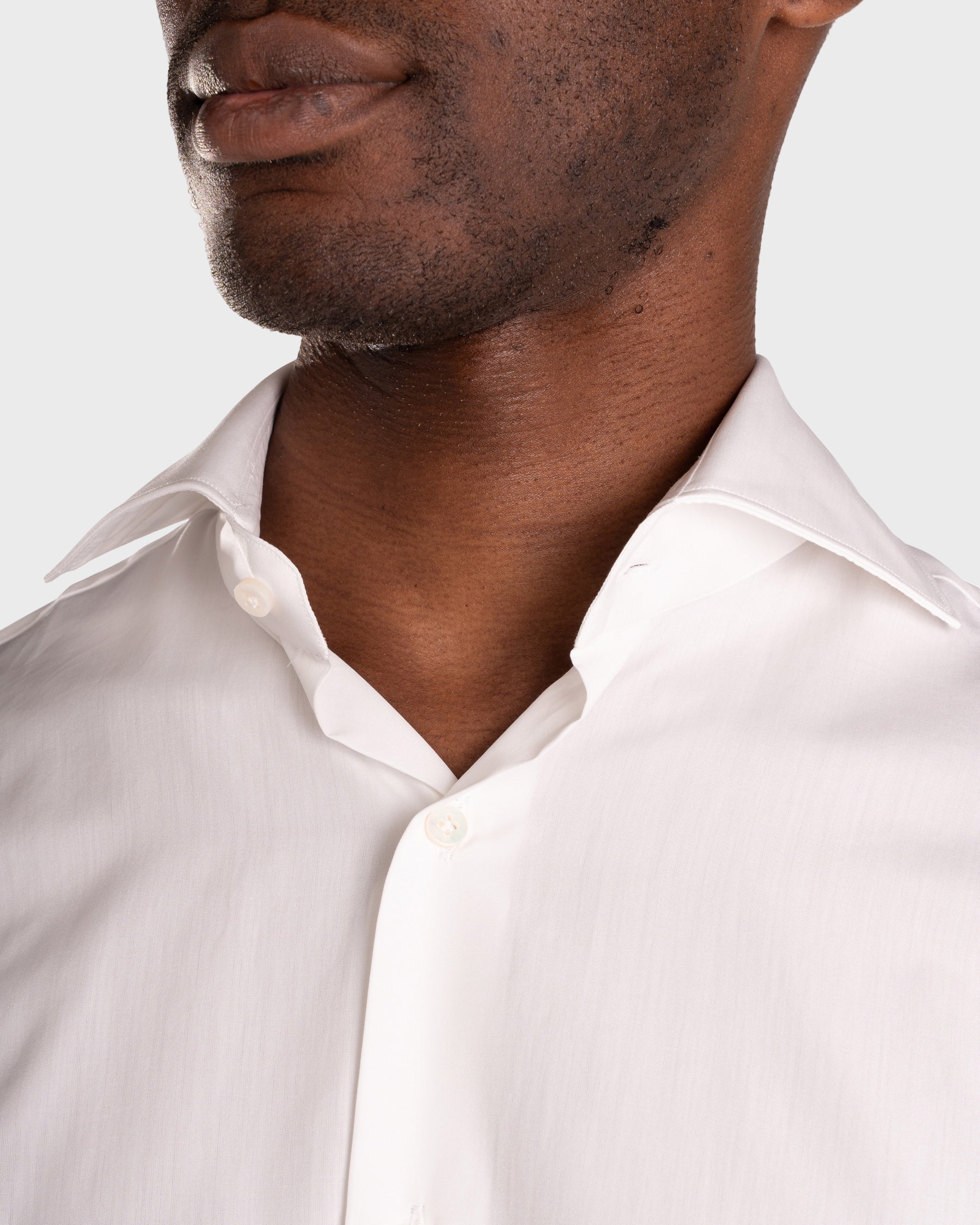 Camicia Bianca Avorio Twill