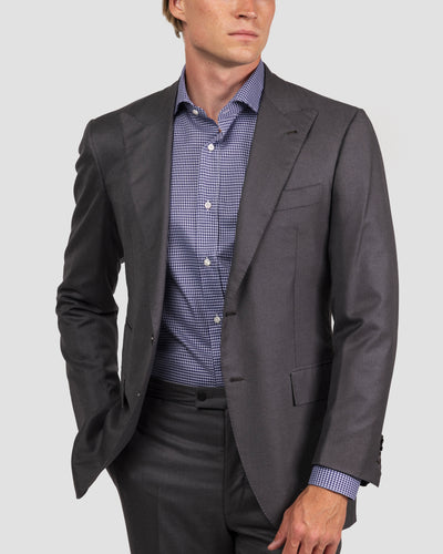 Royal Blue Check Oxford Shirt