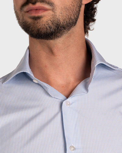 Chemise Vichy à petits carreaux
