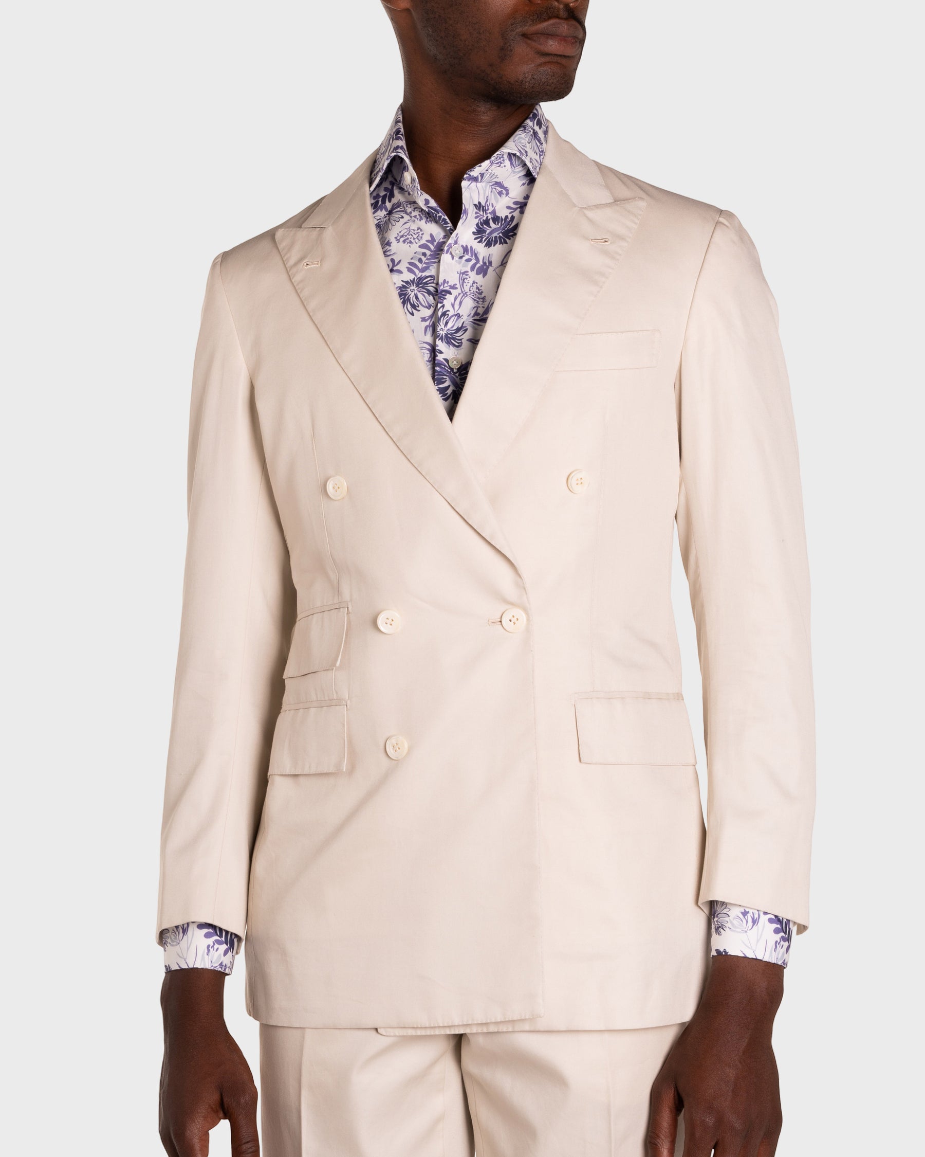 Camicia Stampa Floreale Popeline