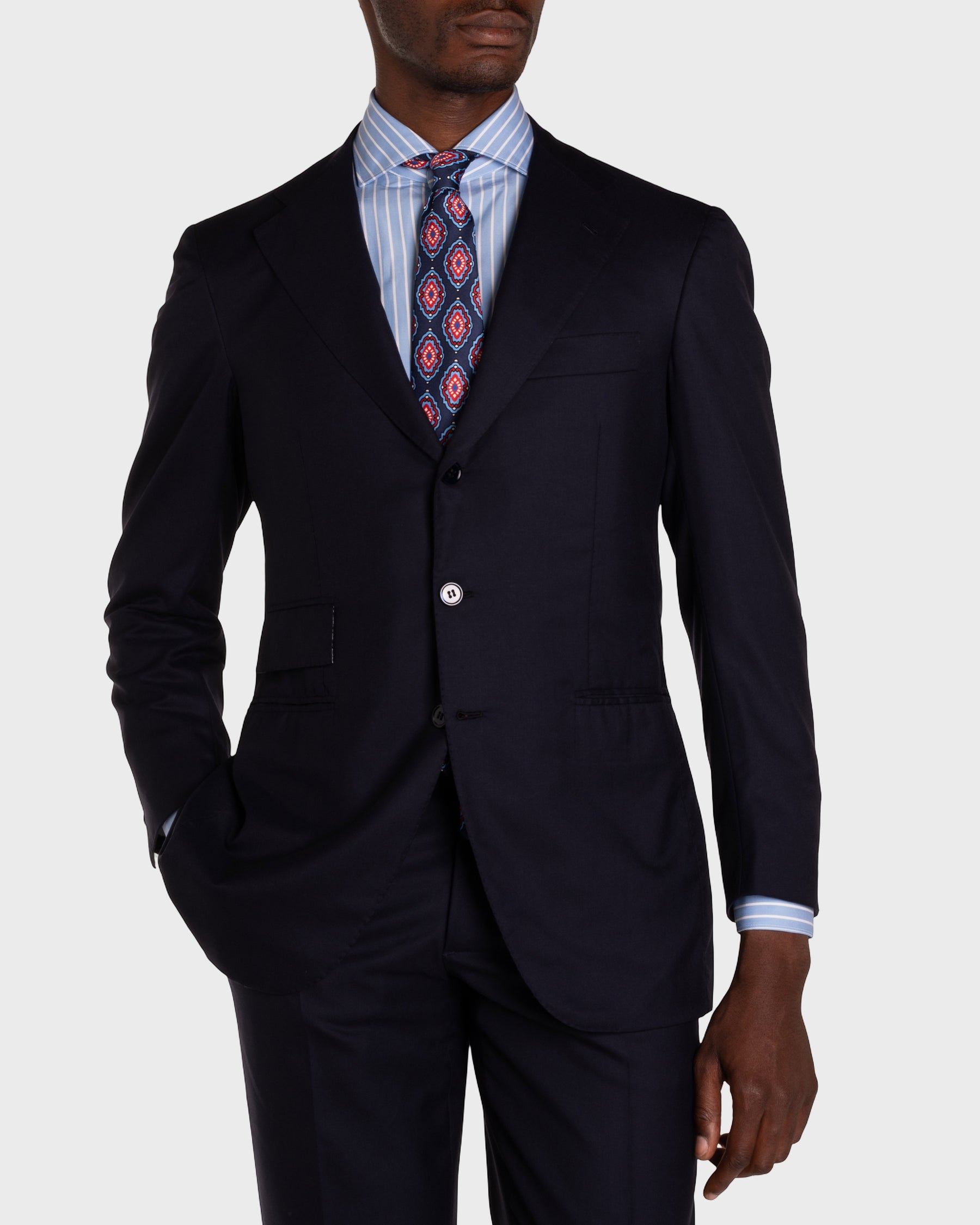 Camicia A Righe Signature Popeline