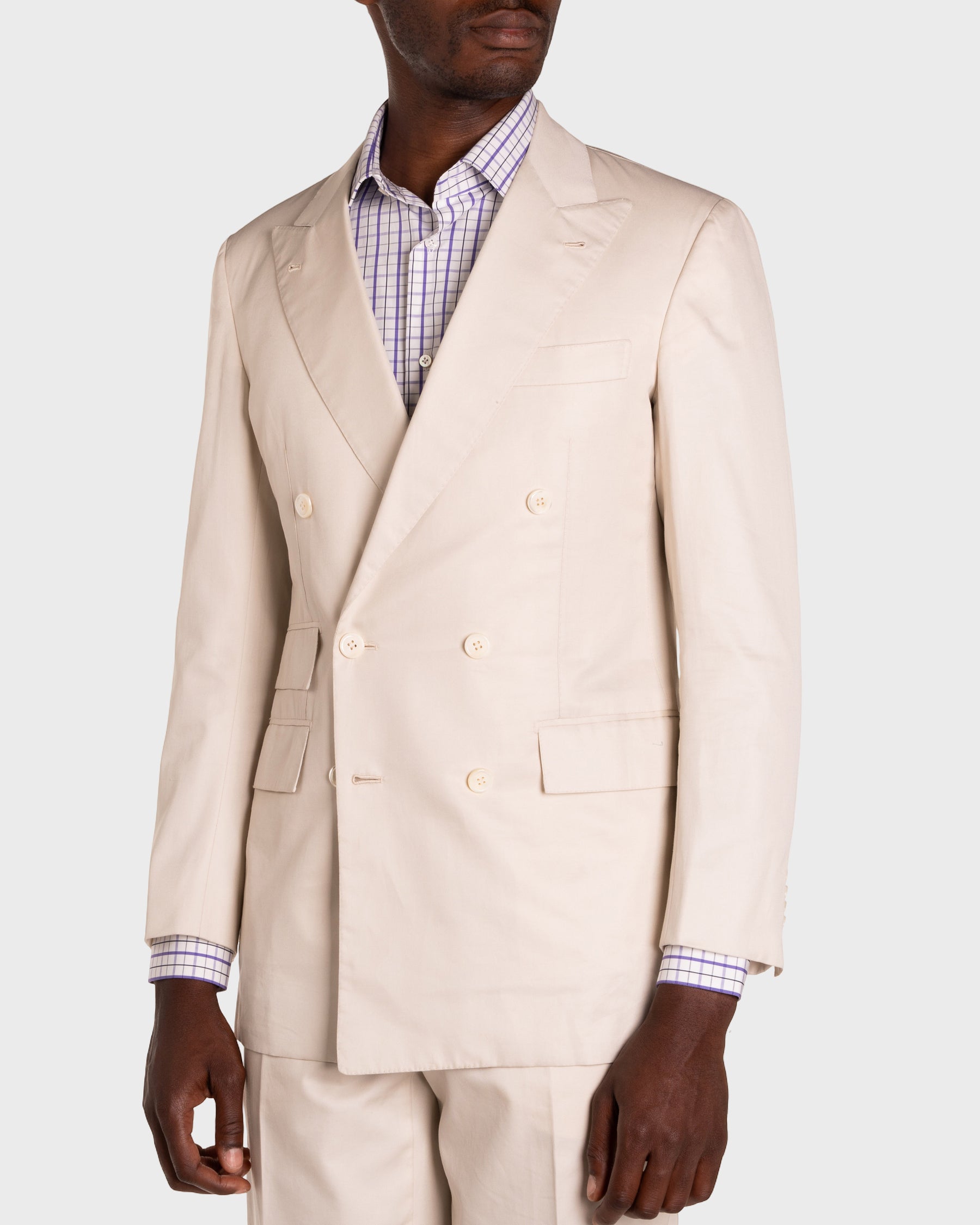 Camicia A Quadri Signature Popeline