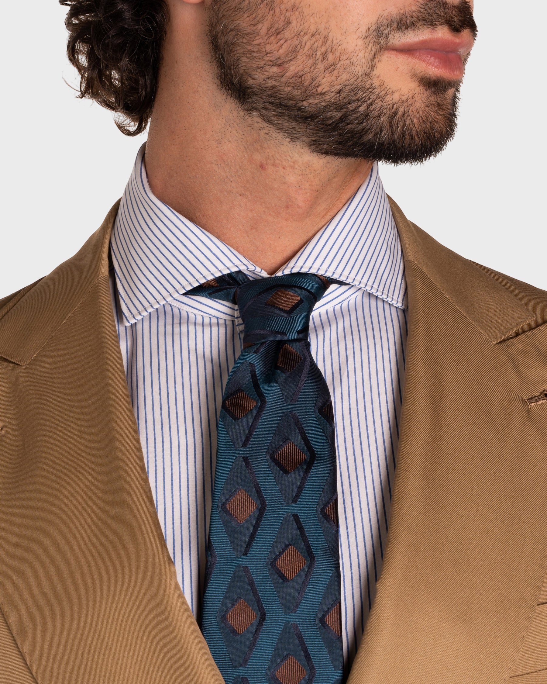 Camicia A Righe Popeline