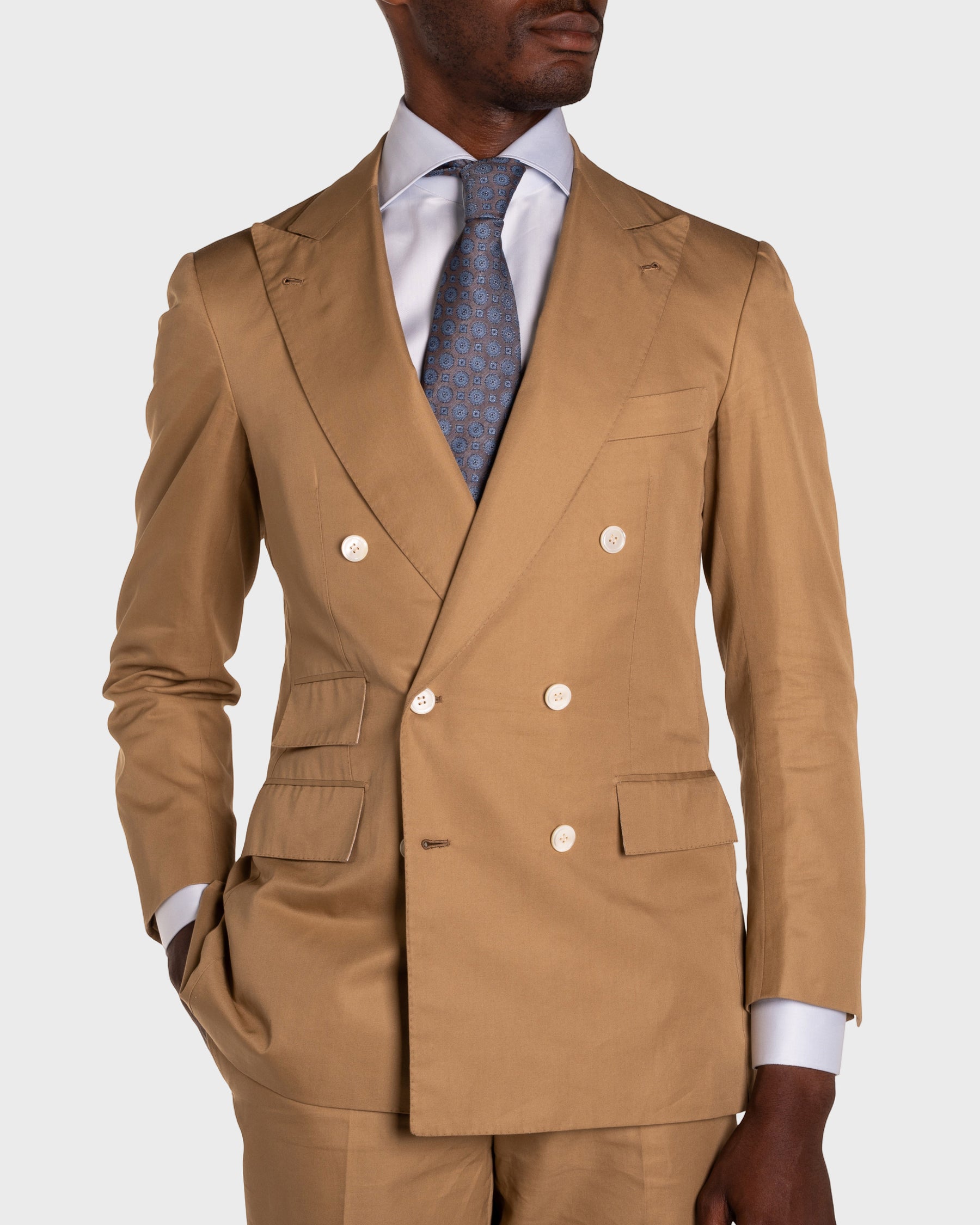 Camicia Celeste Chiaro Signature Twill