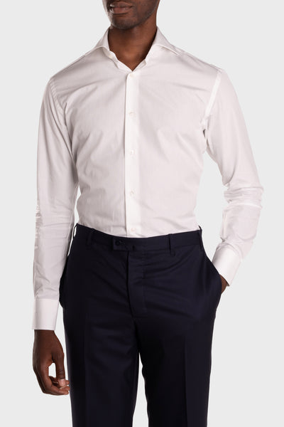 Camicia Bianca Avorio Twill