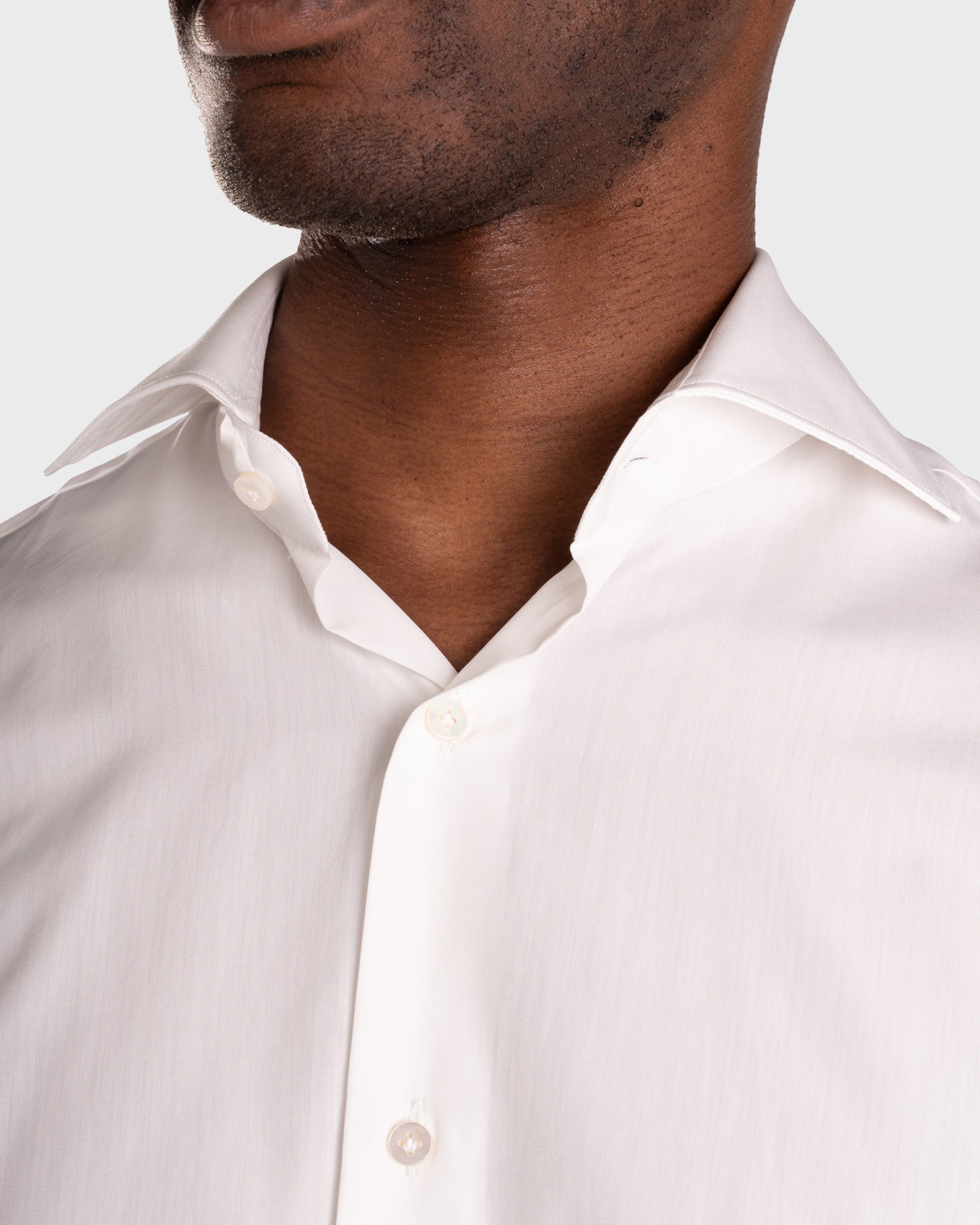 Camicia Bianca Avorio Twill