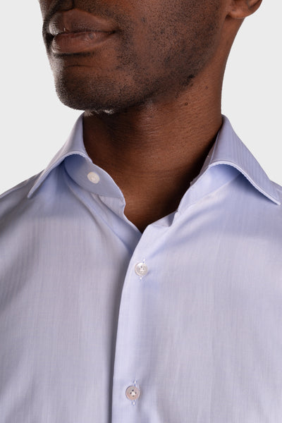 Camicia Celeste Medio Twill