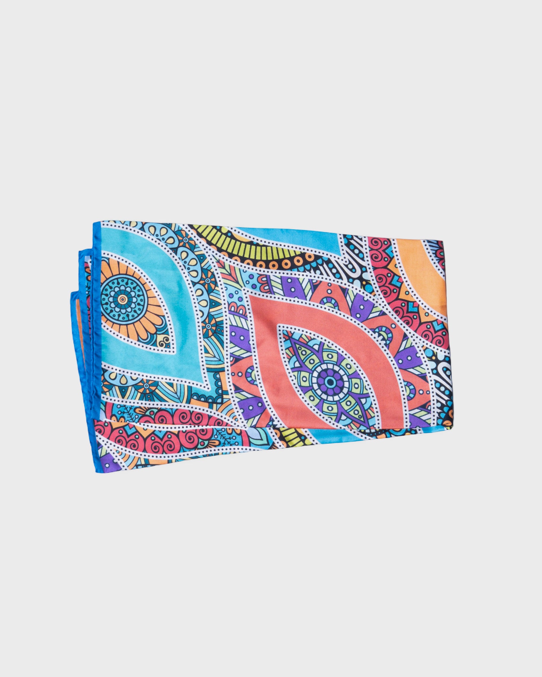 Foulard en sergé imprimé œil grec