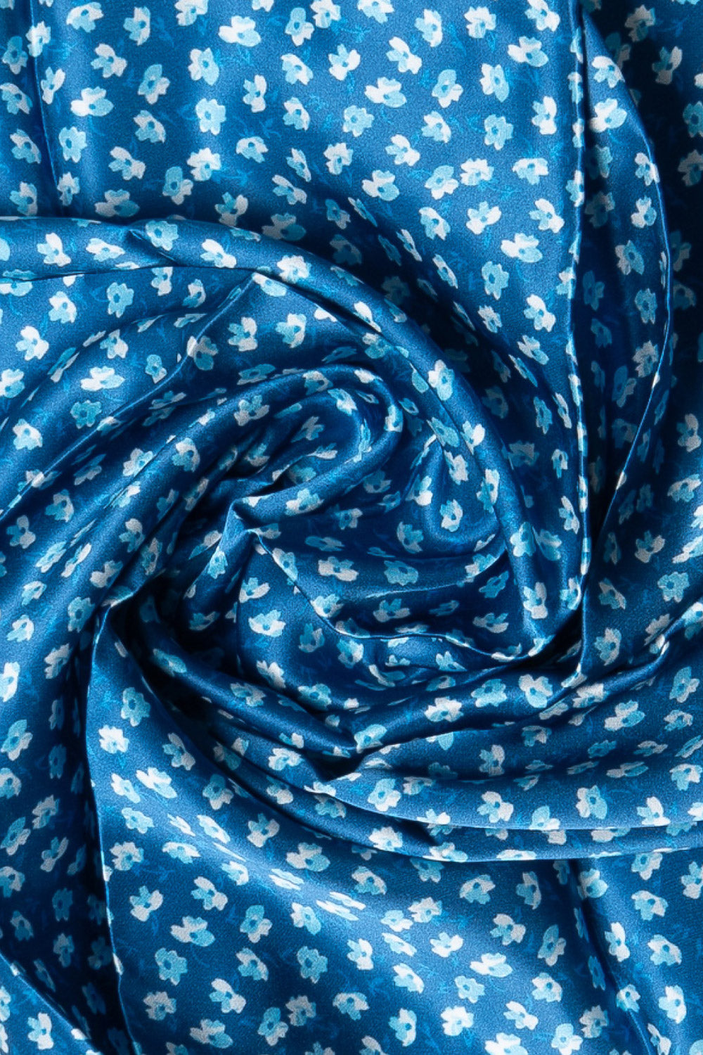 Foulard en soie sergée imprimée
