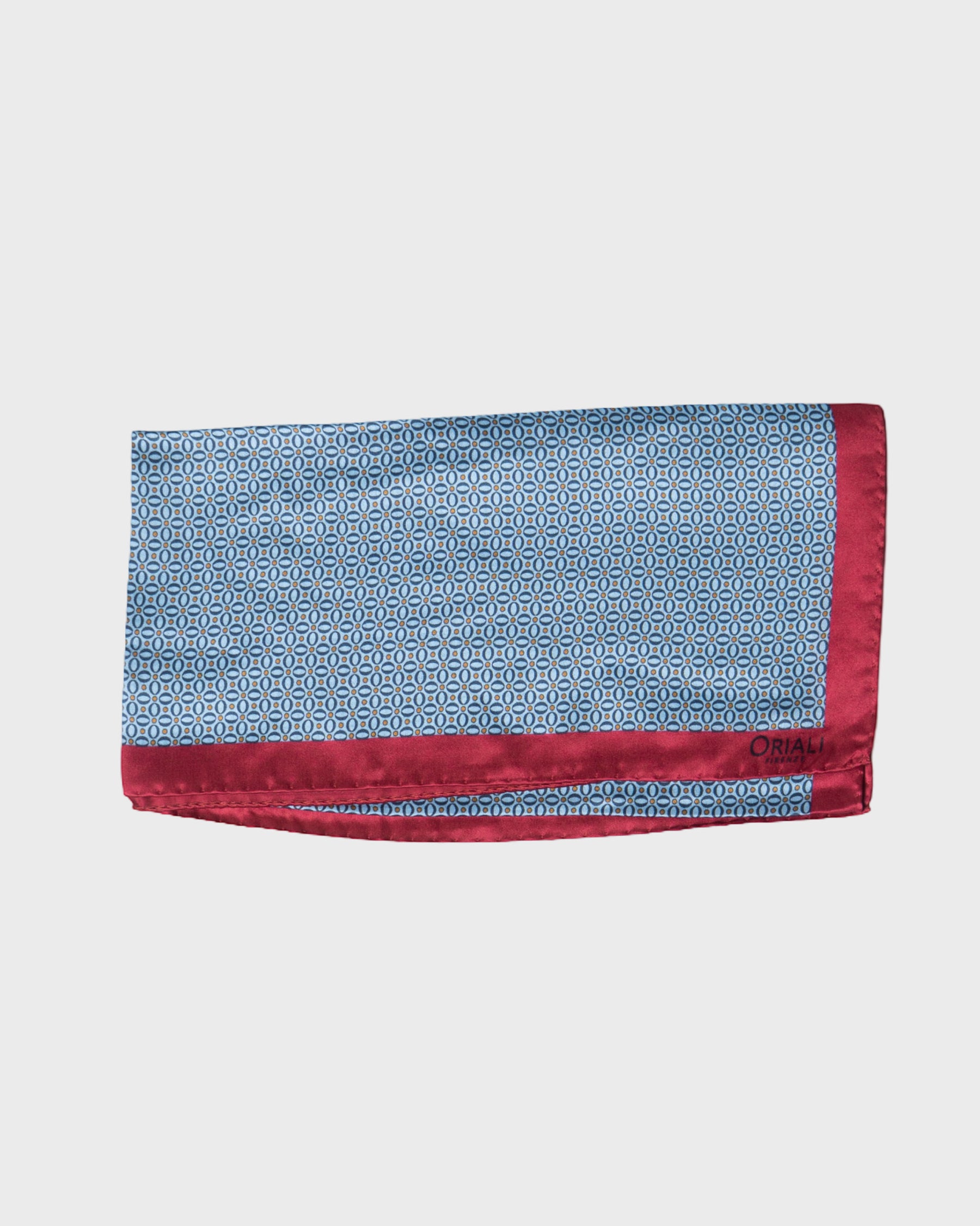 Foulard en soie sergée imprimée