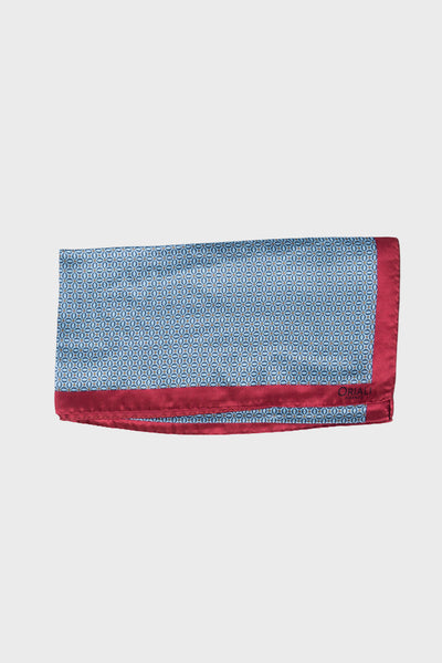 Foulard en soie sergée imprimée