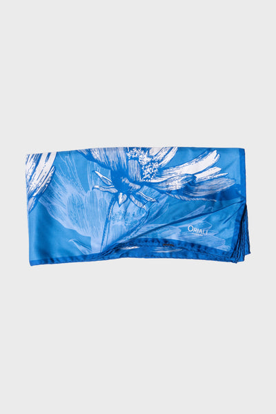 Printed Twill Floral Scarf