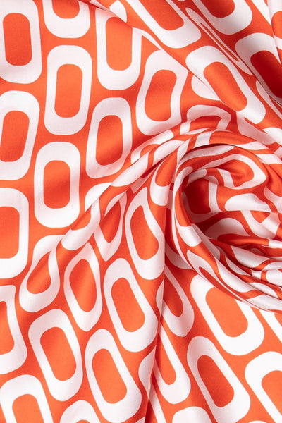 Printed Optical Twill Design Scarf