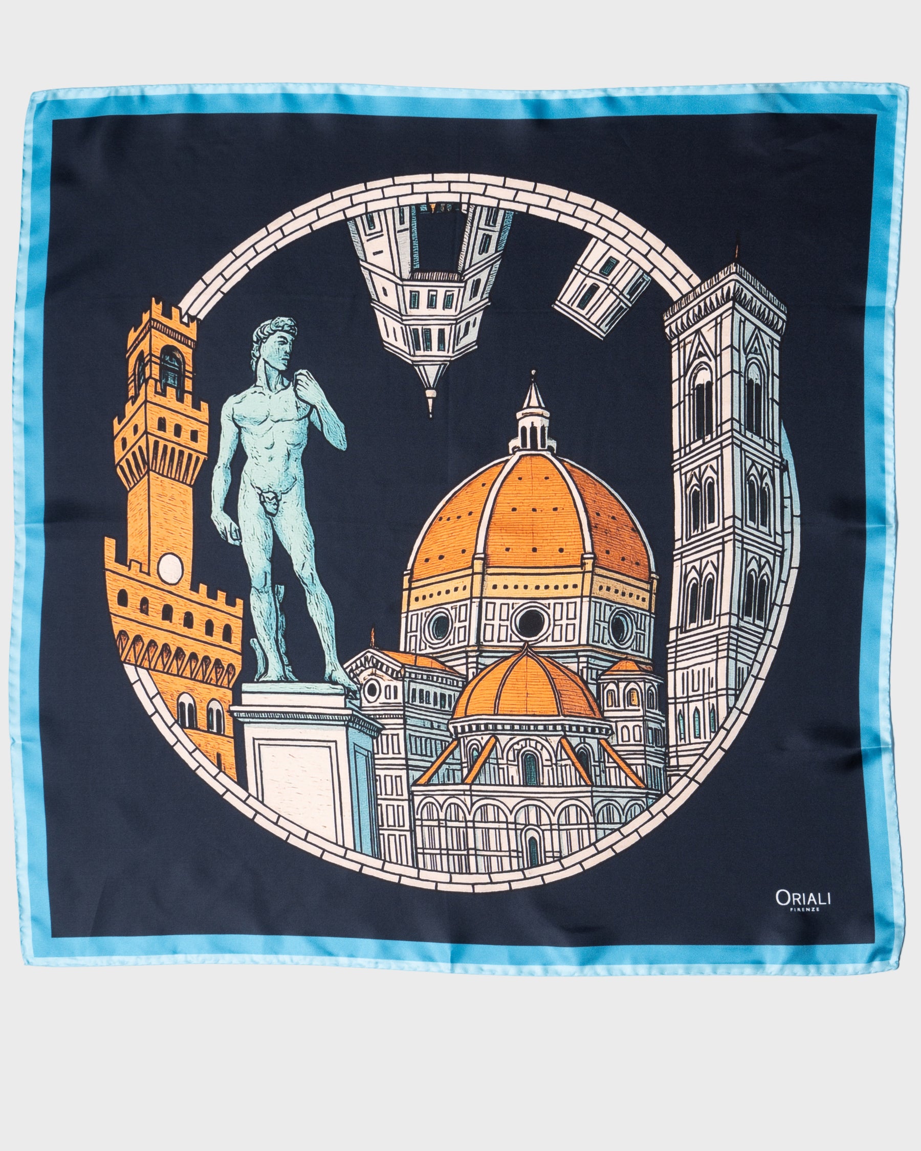 Foulard imprimée en sergé Florence