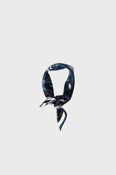Wolf Design Printed Twill Scarf