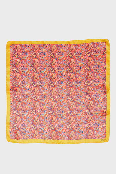 Printed Twill Silk Scarf
