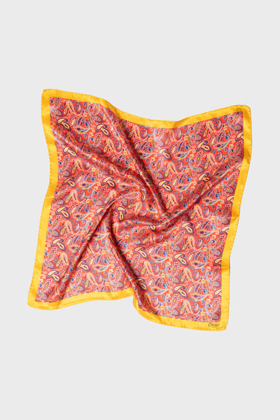 Printed Twill Silk Scarf