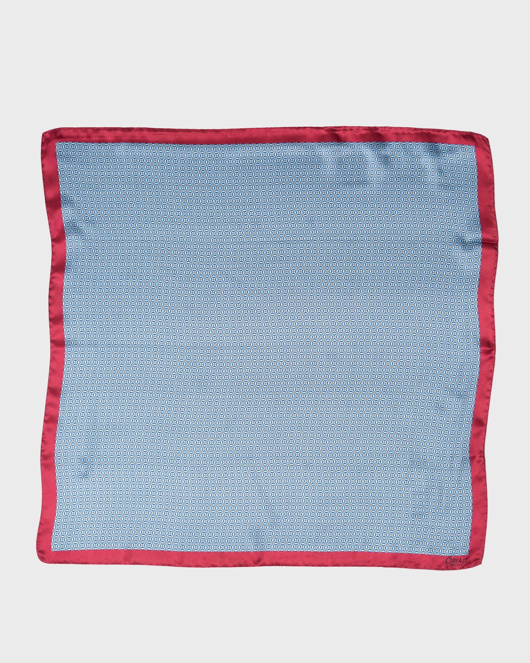Foulard en soie sergée imprimée