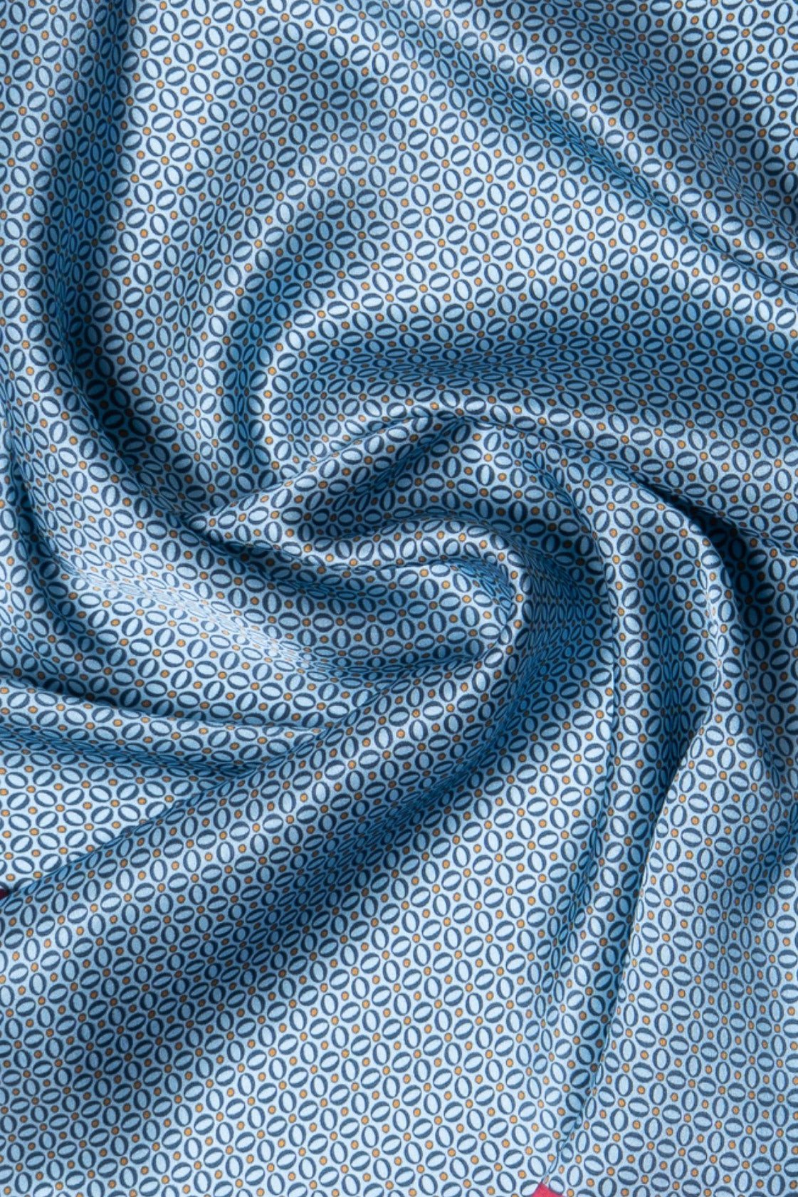 Foulard en soie sergée imprimée
