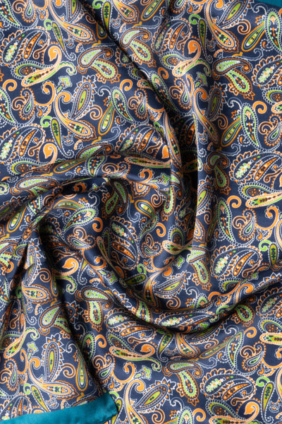Printed Twill Silk Scarf
