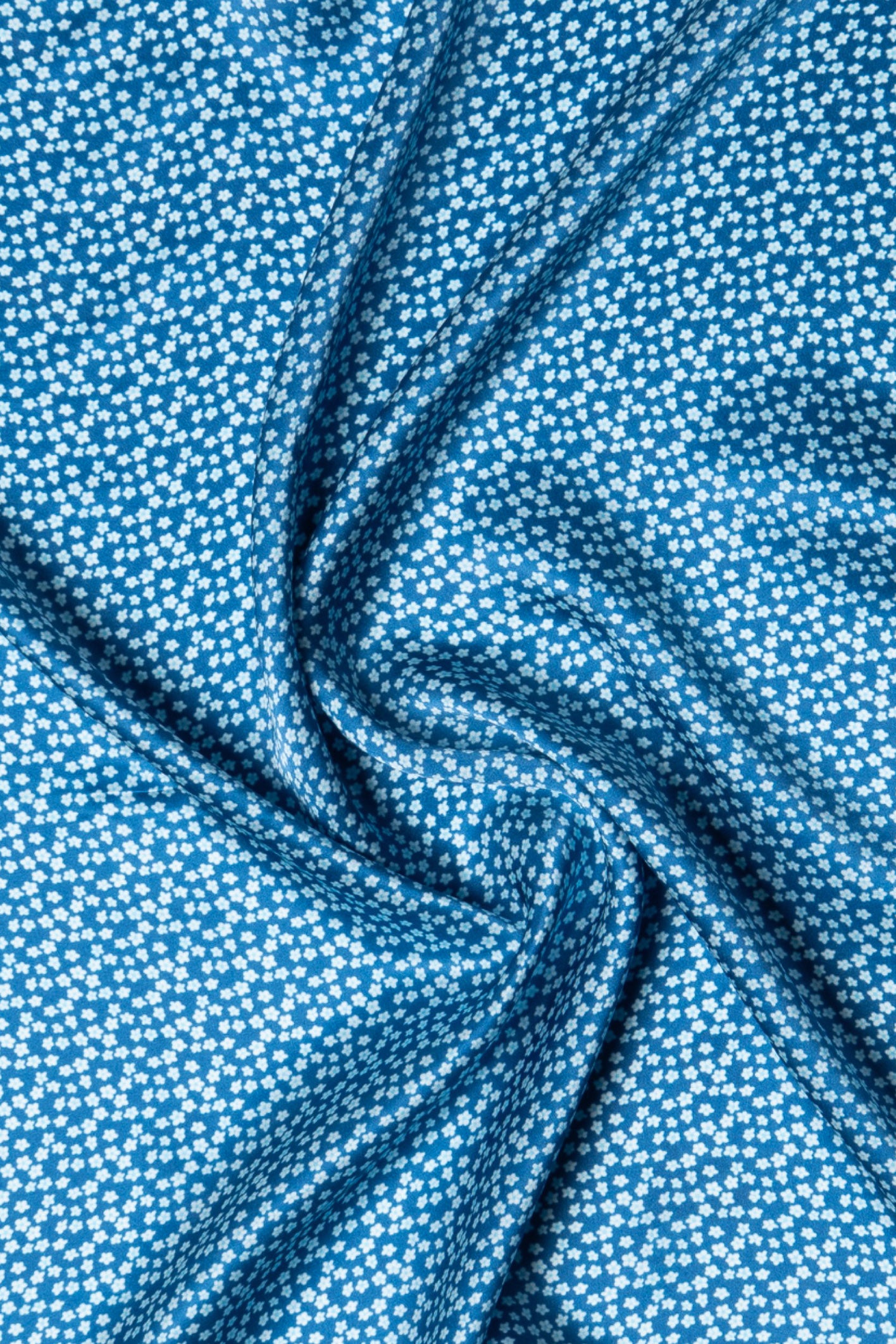 Foulard en soie sergée imprimée