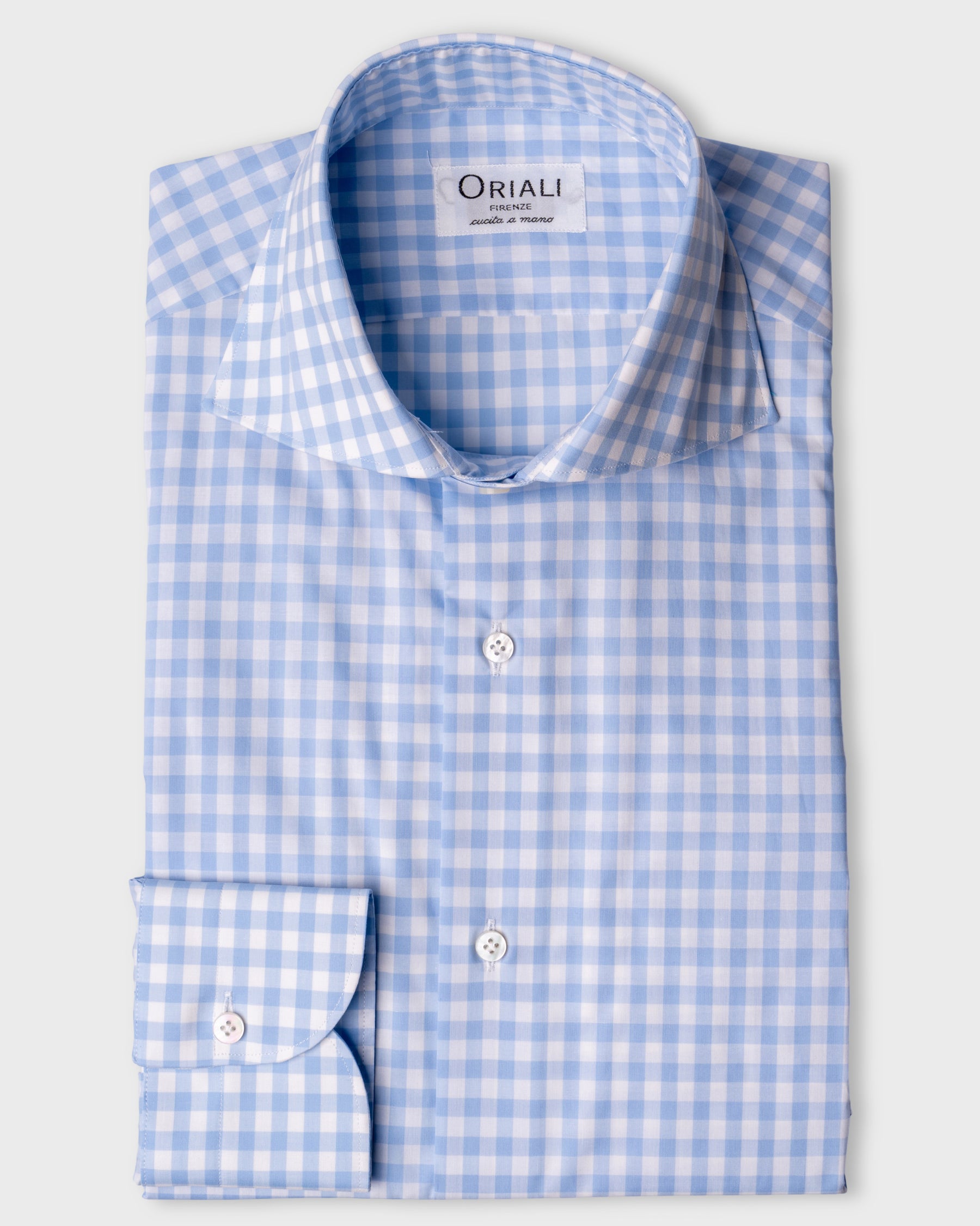 Camicia Quadri Azzurro